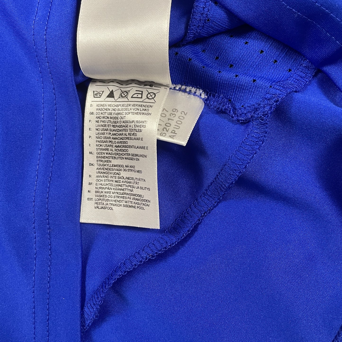 Adidas Frankreich Trikot blau Größe M 2008