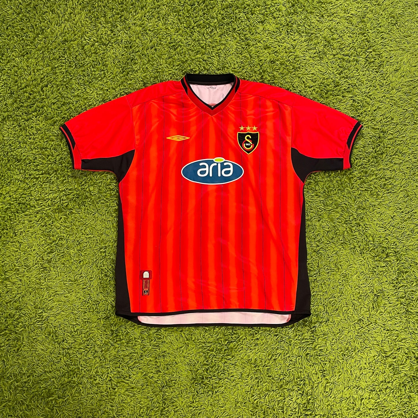 Umbro Galatasaray SK Frank de Boer Trikot rot Größe XL 2003 2004