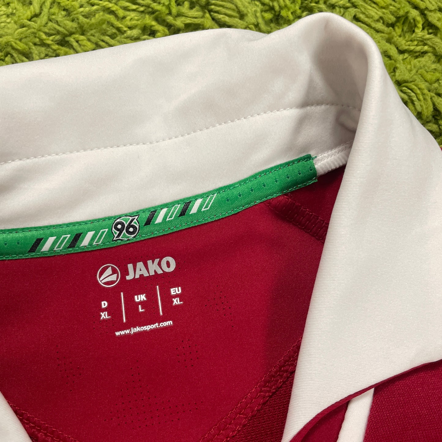 Jako Hannover 96 Huszti Trikot Größe XL 2012 2013 rot