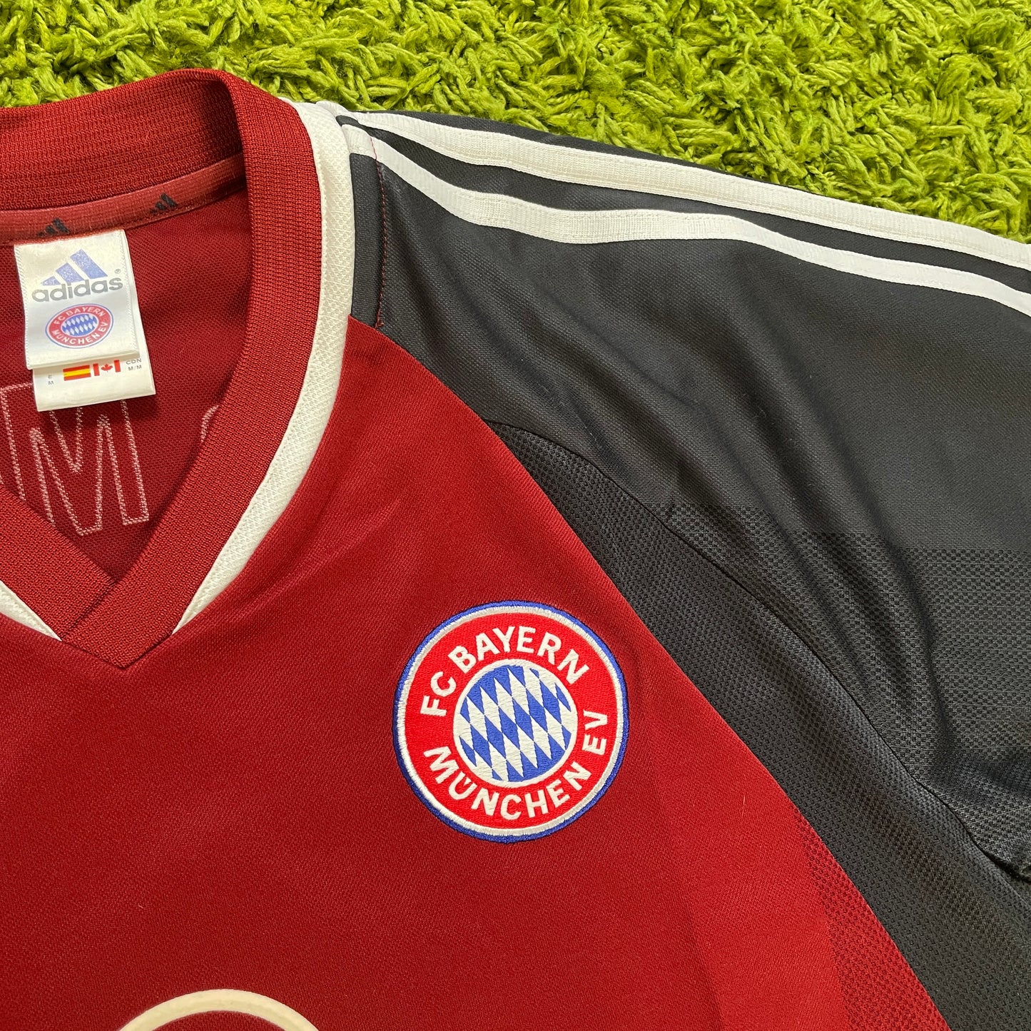 Adidas FC Bayern München Trikot rot Hargreaves Größe M 2001 2002