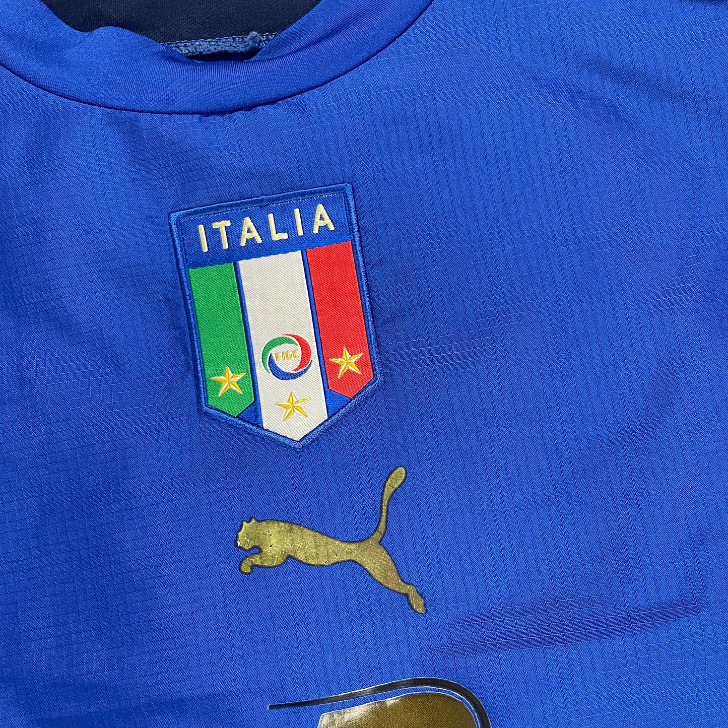 Puma Italien Del Piero Trikot blau Größe XL 2006