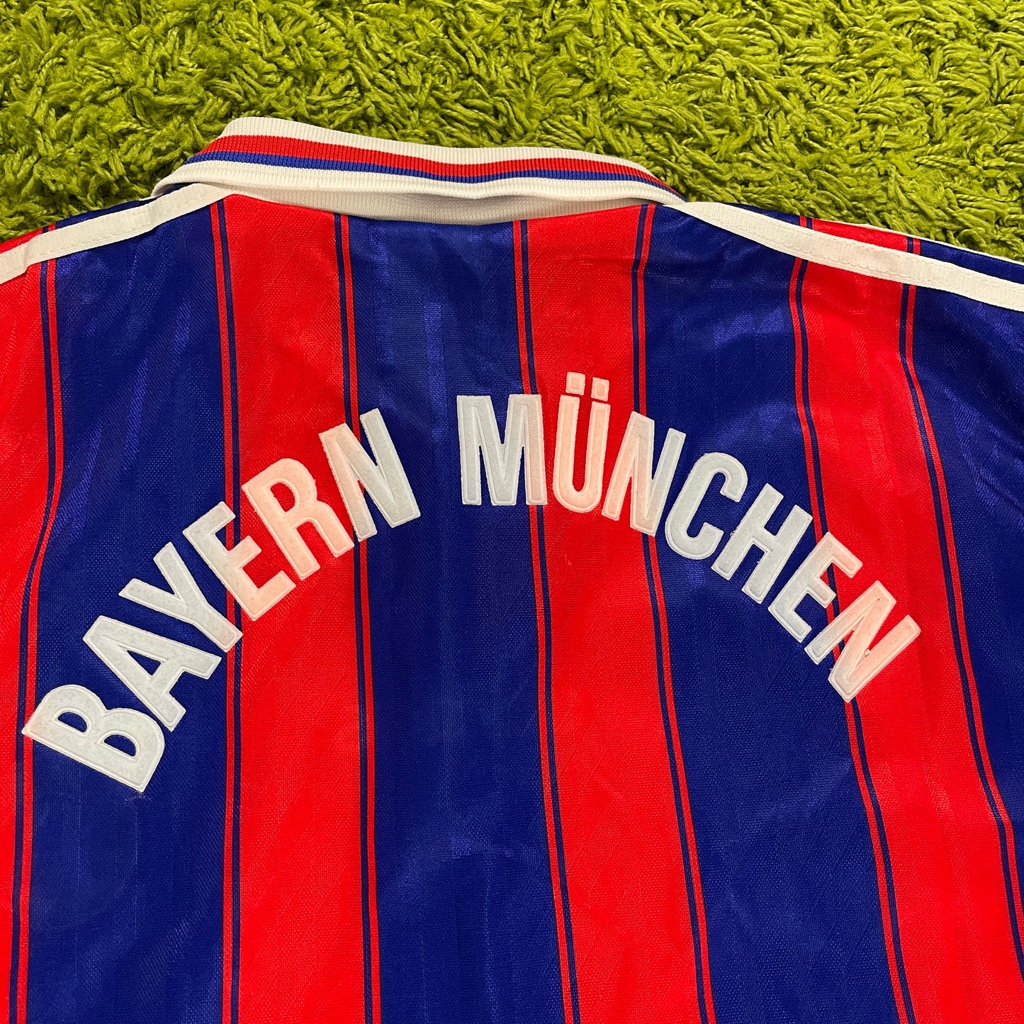 Adidas FC Bayern München Trikot blau rot Größe M 1995 1997