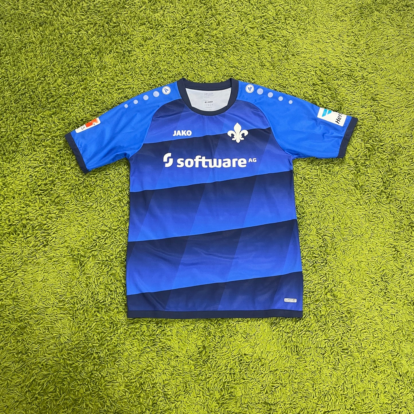 Jako SV Darmstadt Ben Hatira Trikot blau Größe L 2016 2017