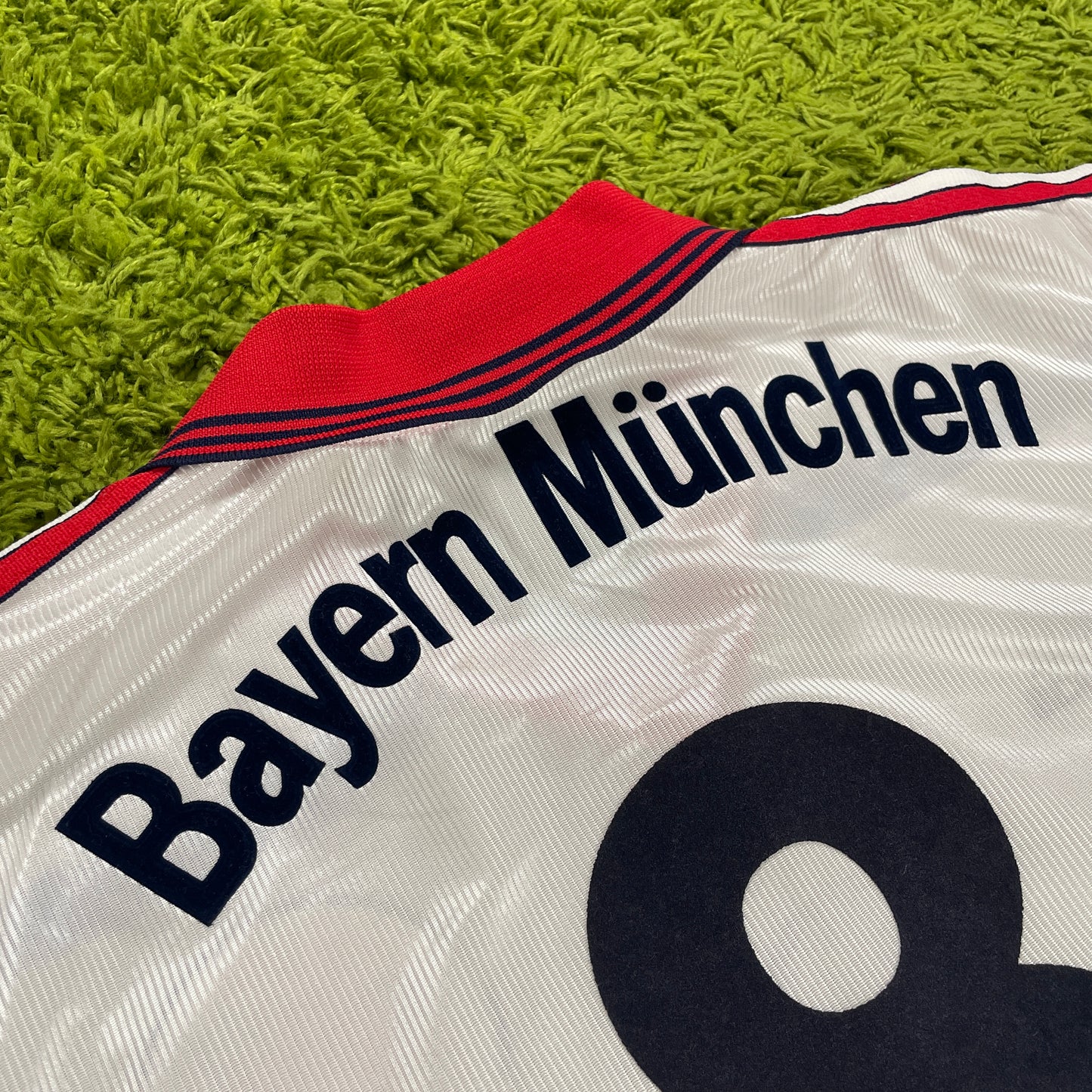 Adidas FC Bayern München Strunz Trikot weiß Größe L 1998 2000