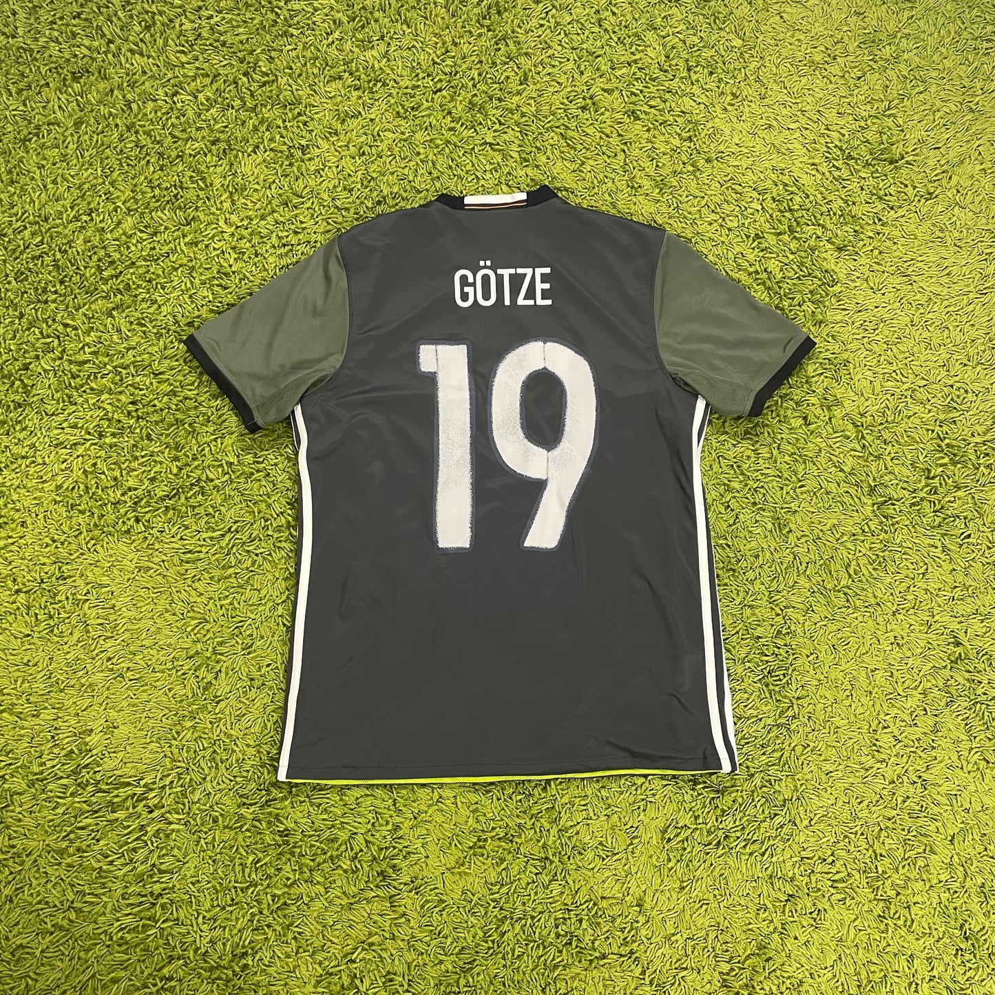 Adidas Deutschland Trikot grau Götze Größe L 2016