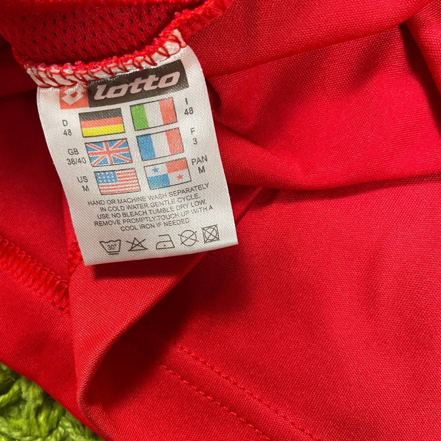 Lotto Panama Trikot rot Größe M