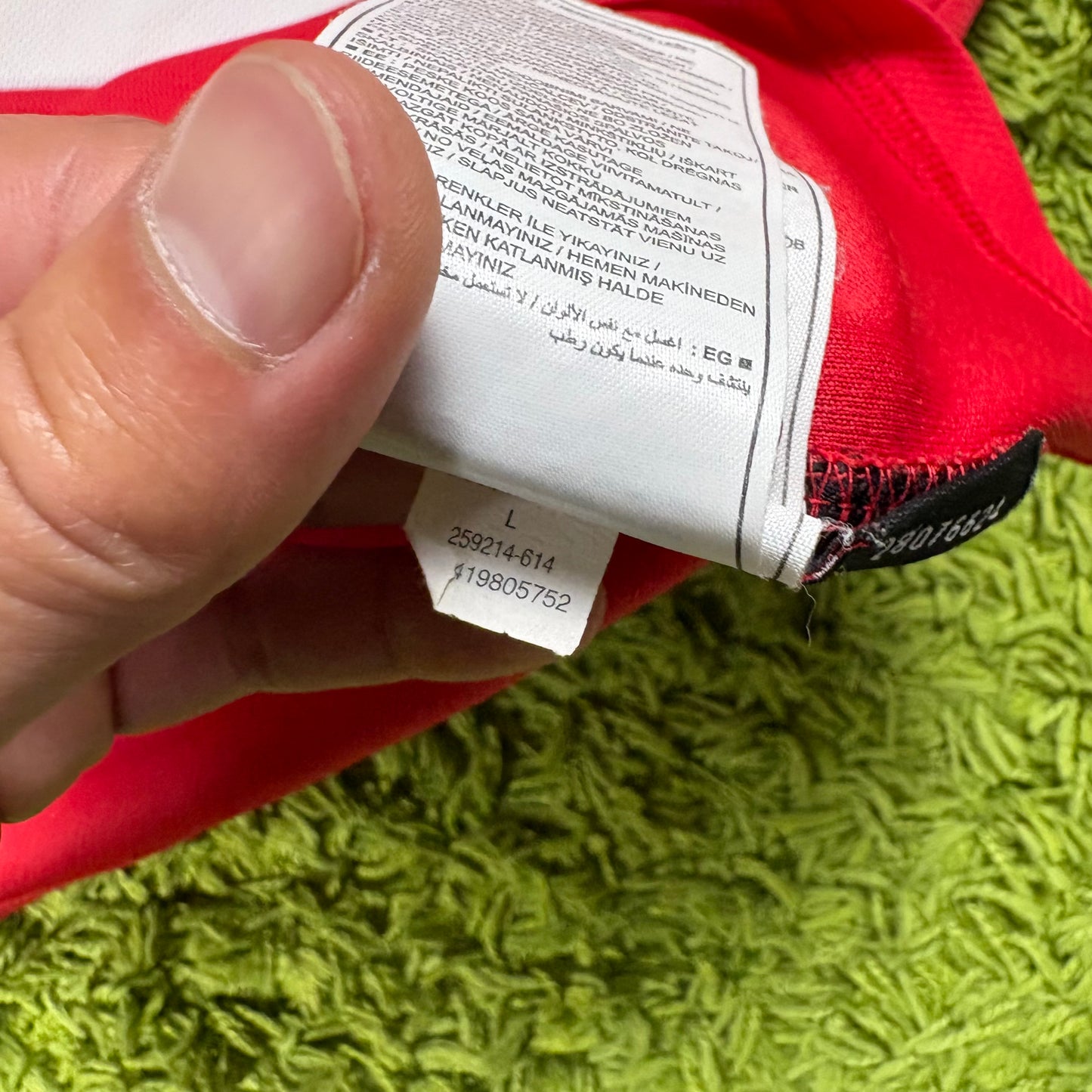 Nike Türkei Trikot rot Größe L 2008