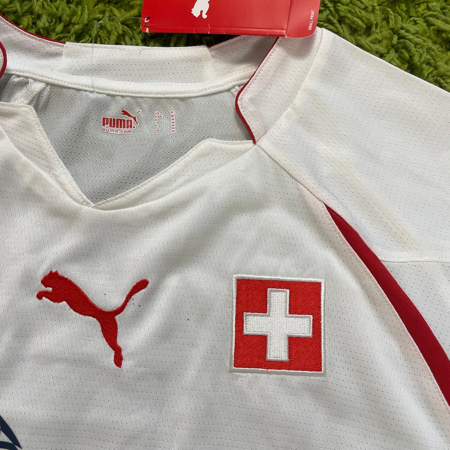 Puma Schweiz Trikot weiß Größe M 2010