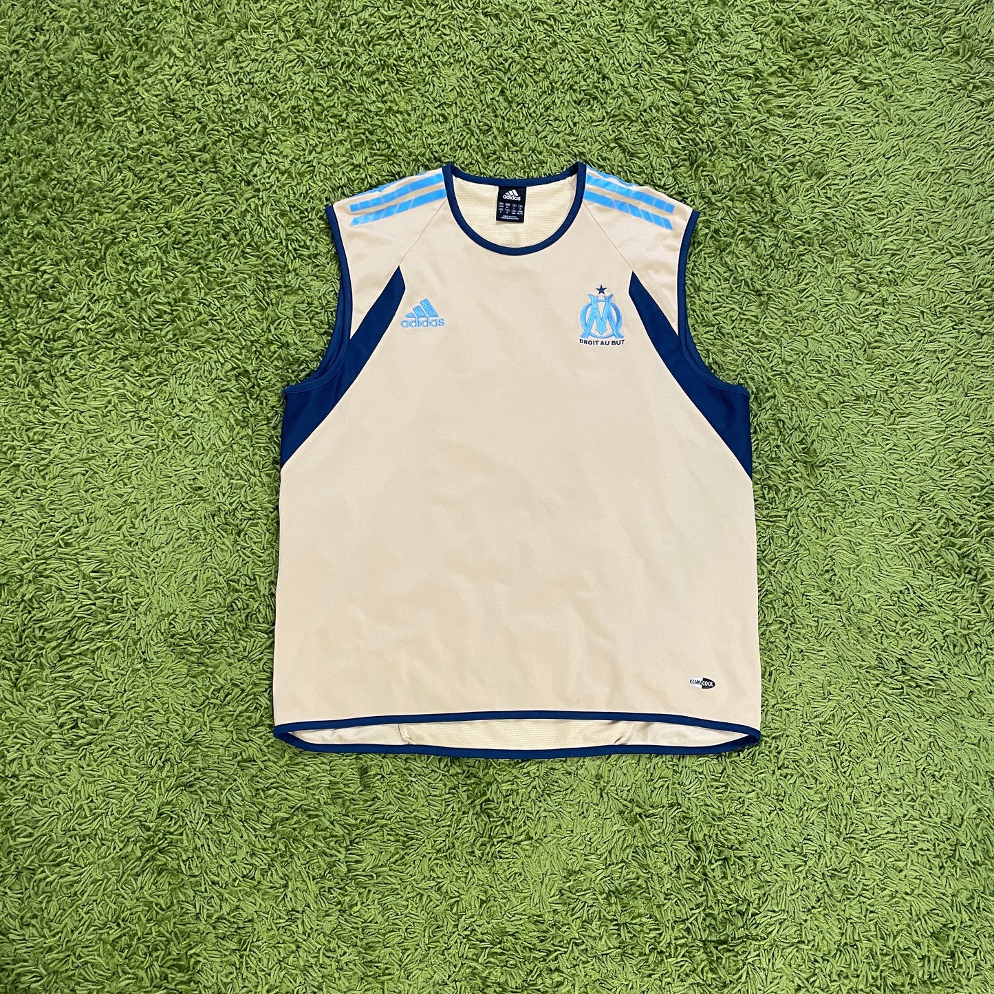 Adidas Olympique Marseille Tanktop Gold Größe L 2005
