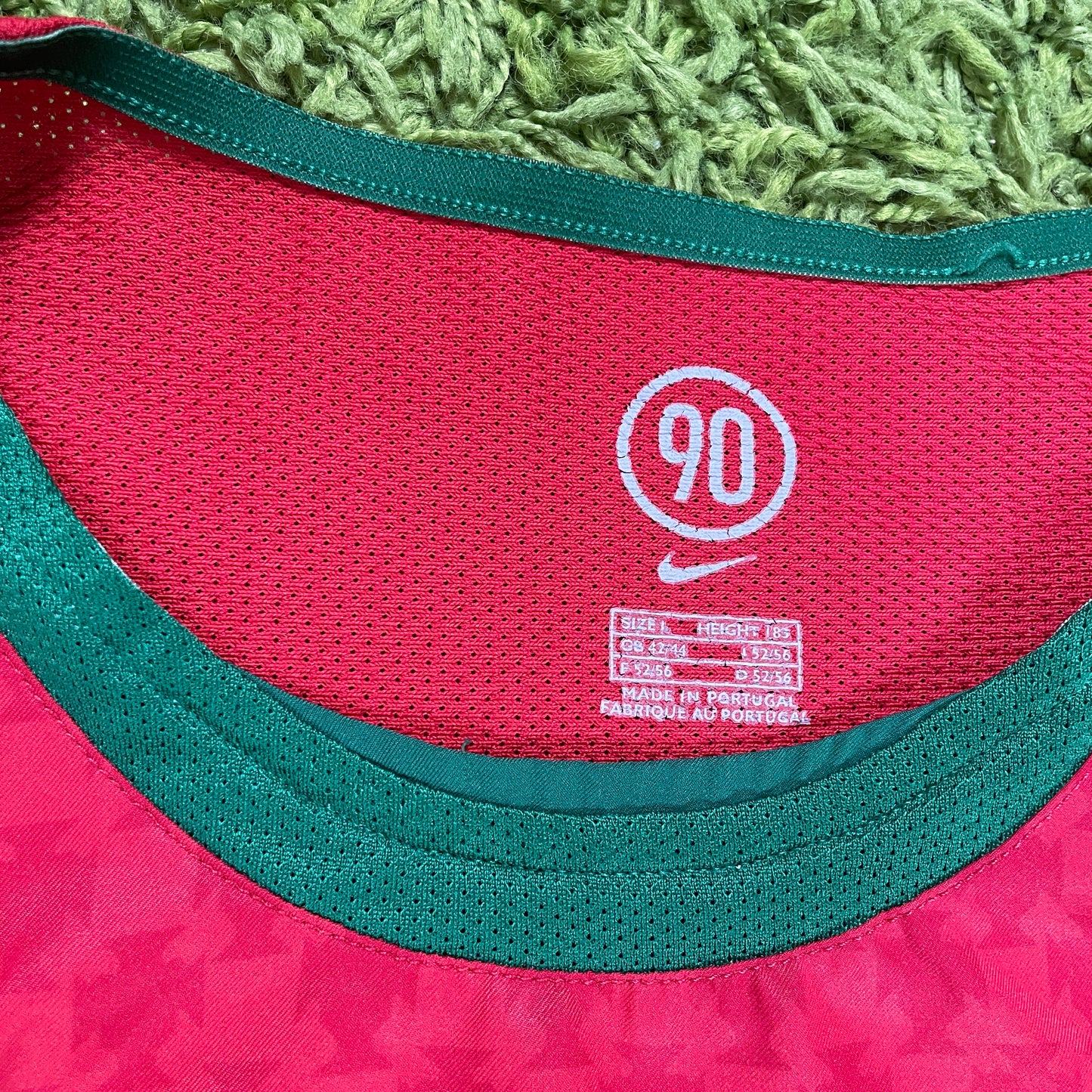 Nike Portugal Trikot rot Größe L 2004 2006
