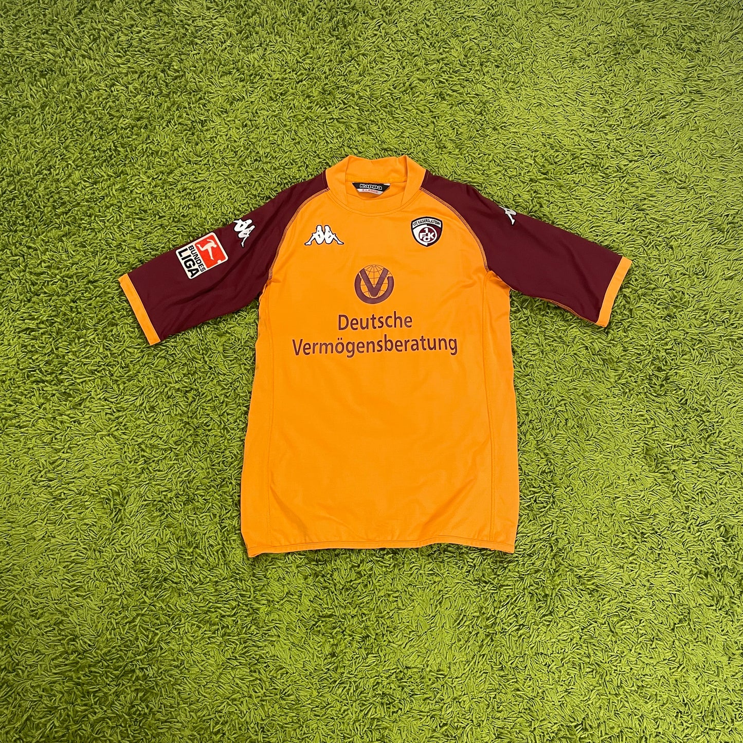 Kappa 1. FC Kaiserslautern Zandi Trikot orange Größe XL 2004 2005