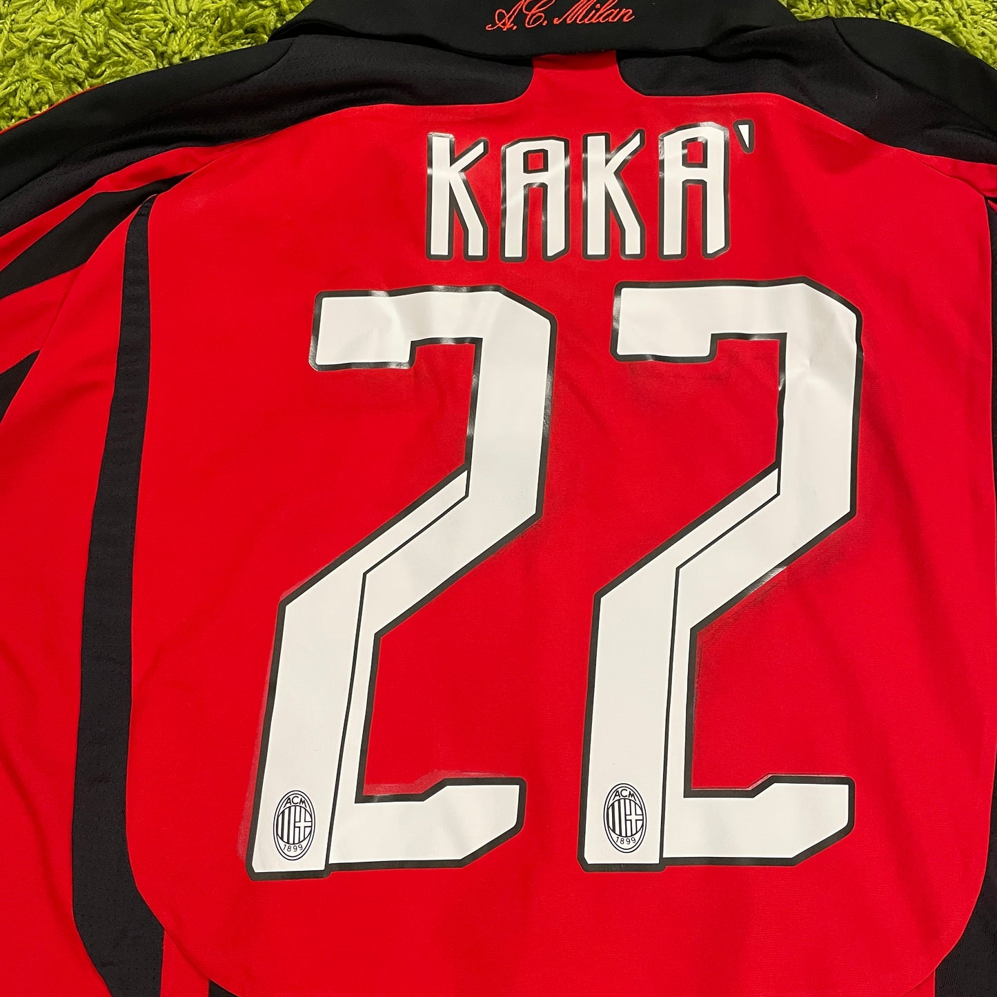 Adidas AC Mailand Trikot Kaka rot Größe XL 2007 2008