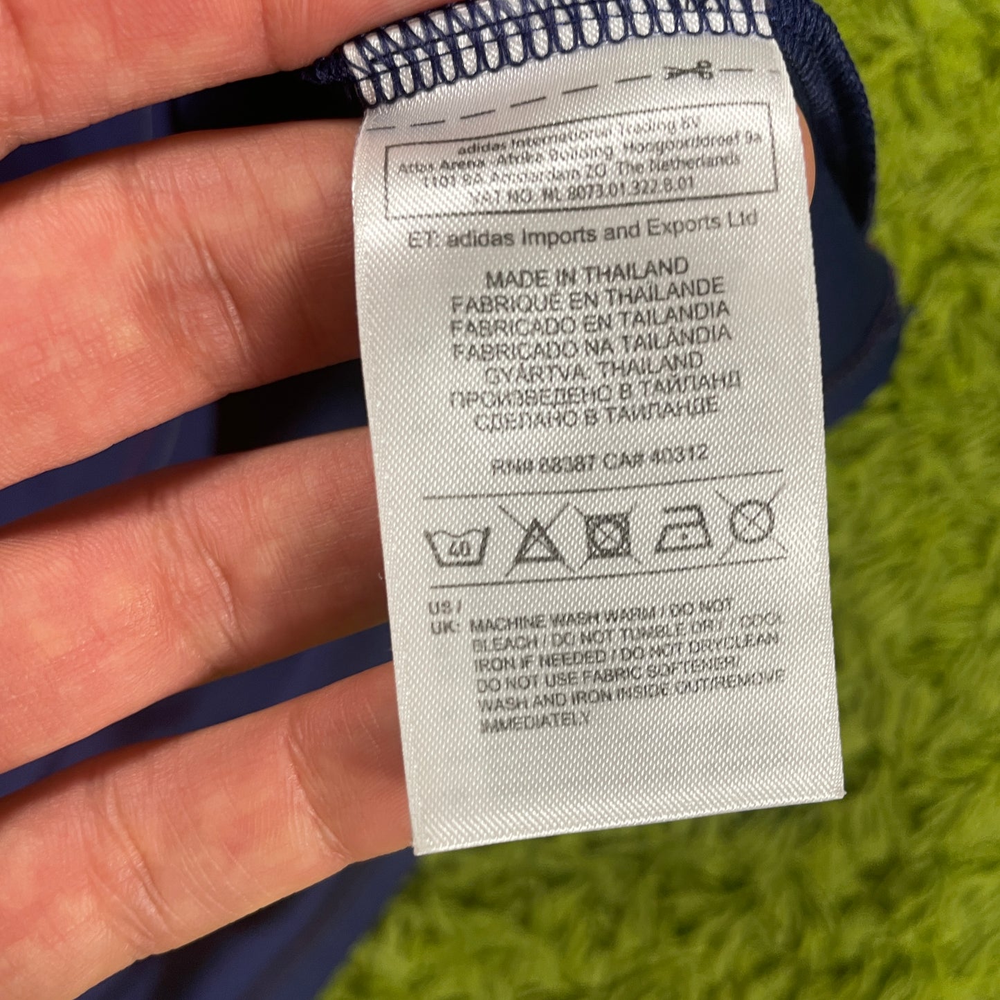 Adidas Olympique Lyon Trikot blau Größe L 2013 2014