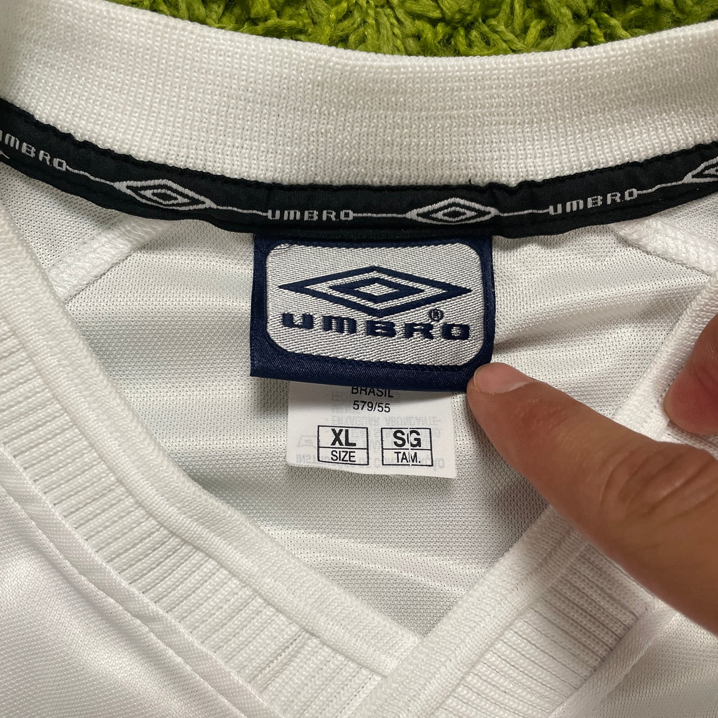 Umbro FC Santos Trikot weiß Größe XL 2001 #9
