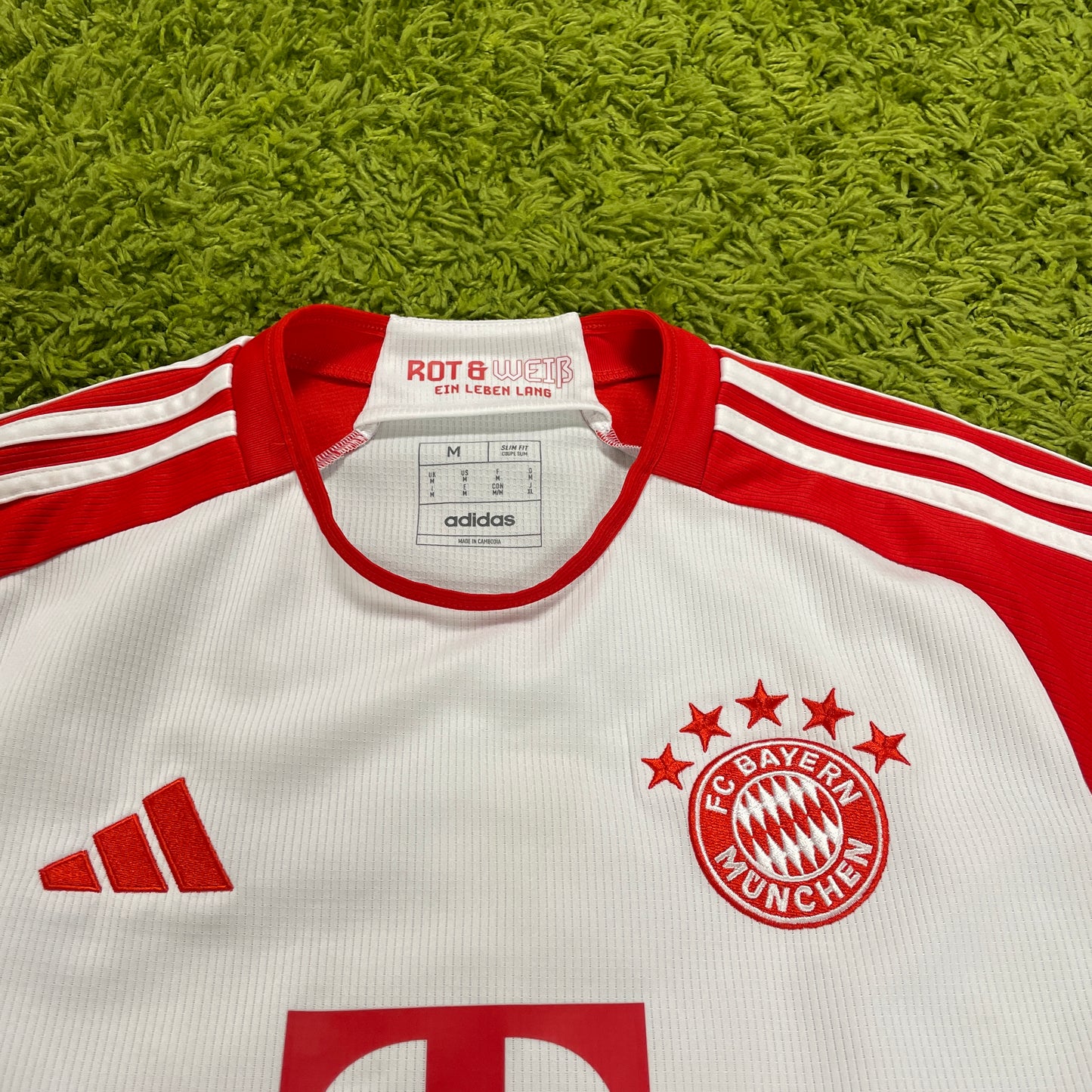 Adidas Musiala FC Bayern München Trikot weiß Größe M 2022 2023