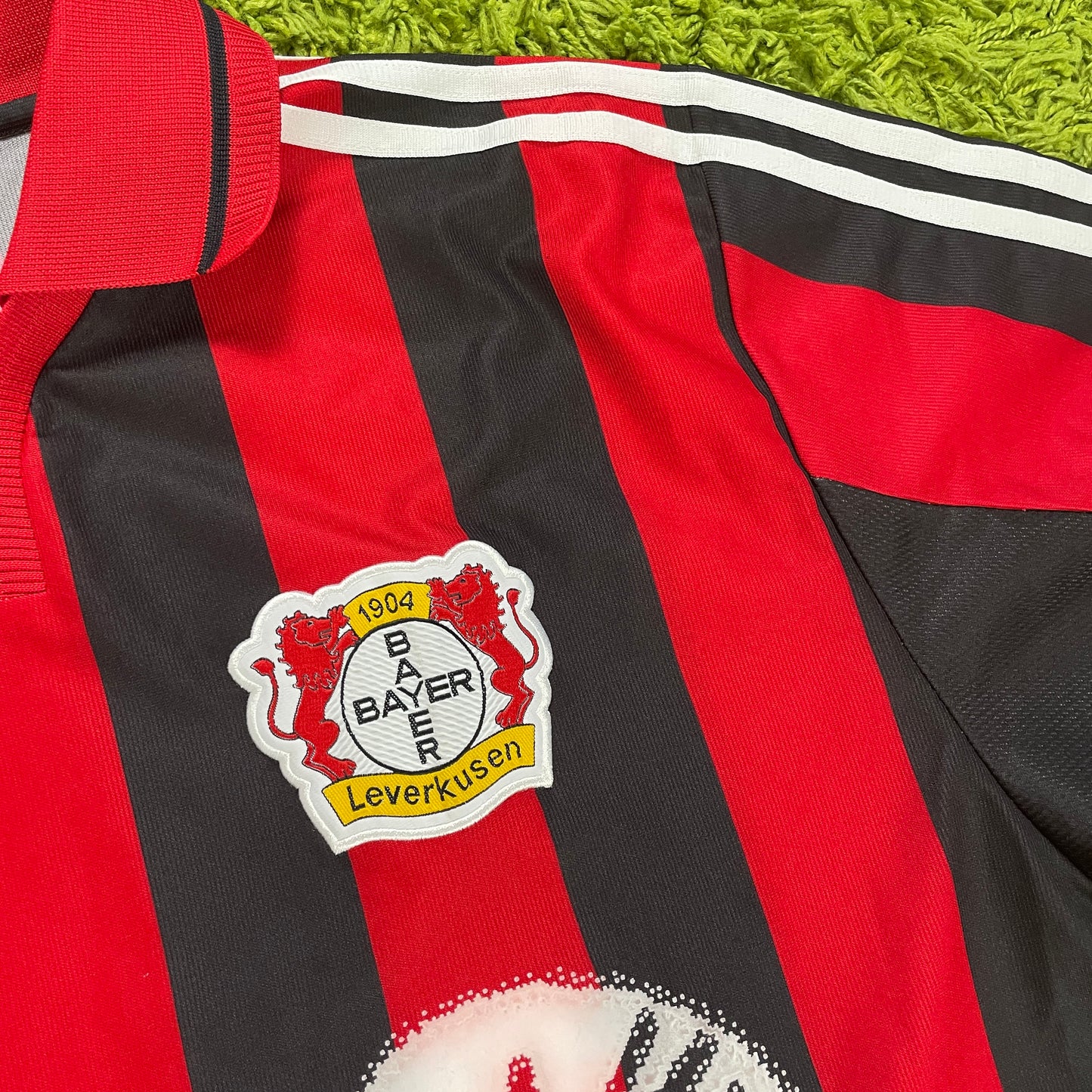 Adidas Bayer 04 Leverkusen Bastürk Trikot rot Größe XL 2001 2002