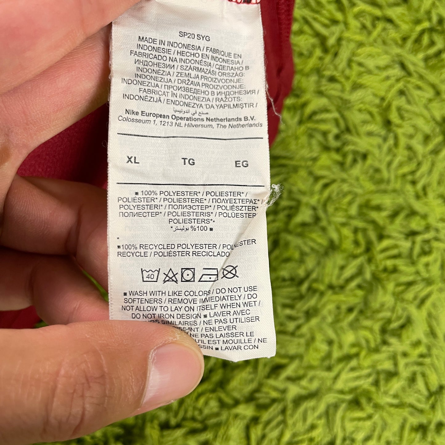 Nike AS Rom Roma Trikot rot Größe XL 2019 2020