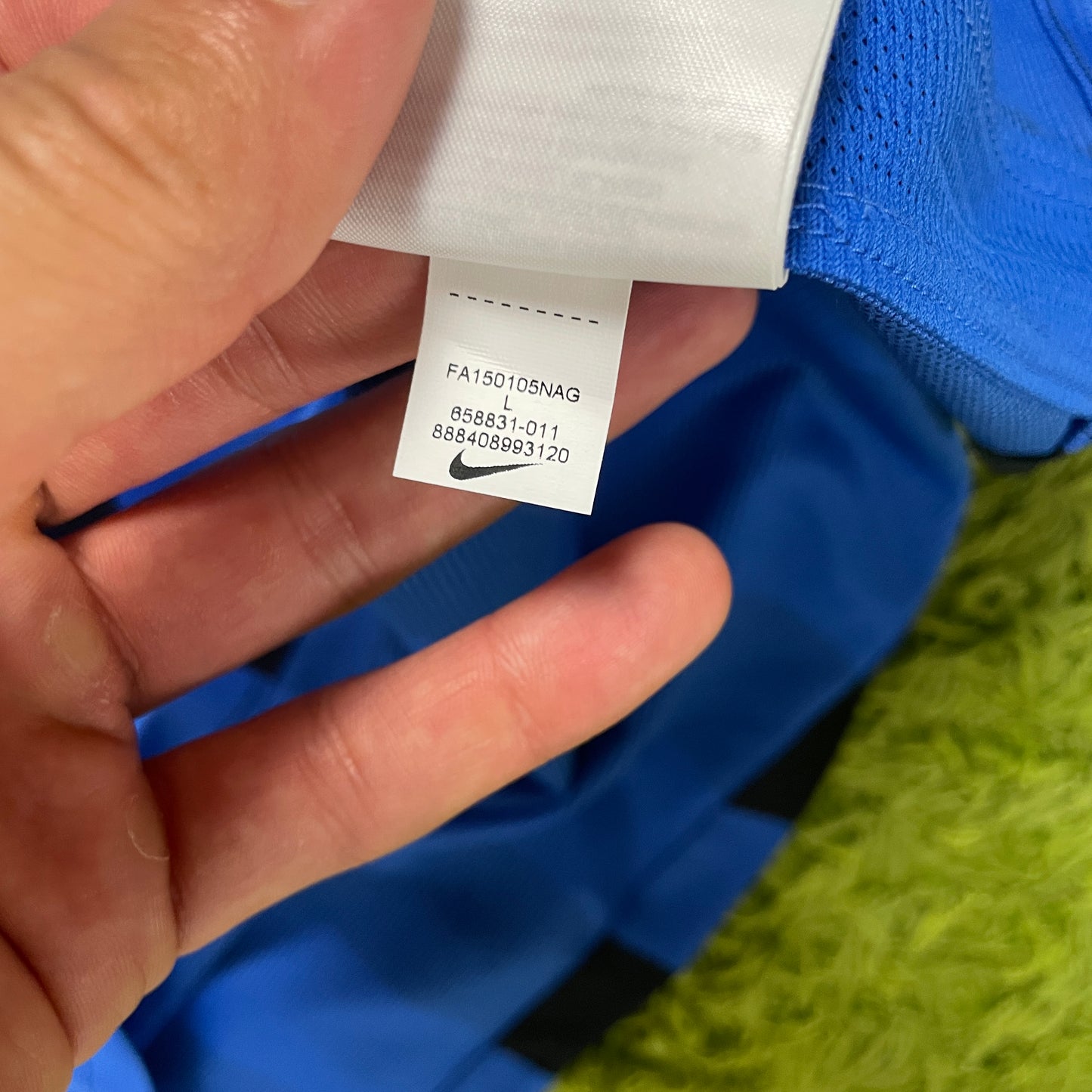Nike Inter Mailand Trikot blau Größe L 2015 2016 pro Version