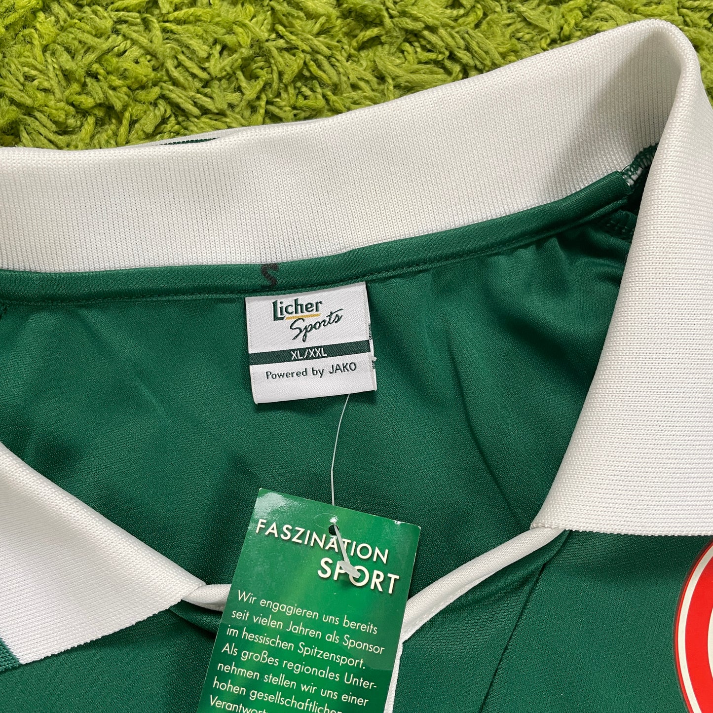 Jako Eintracht Frankfurt Training Trikot grün XL Neu 2007 2008