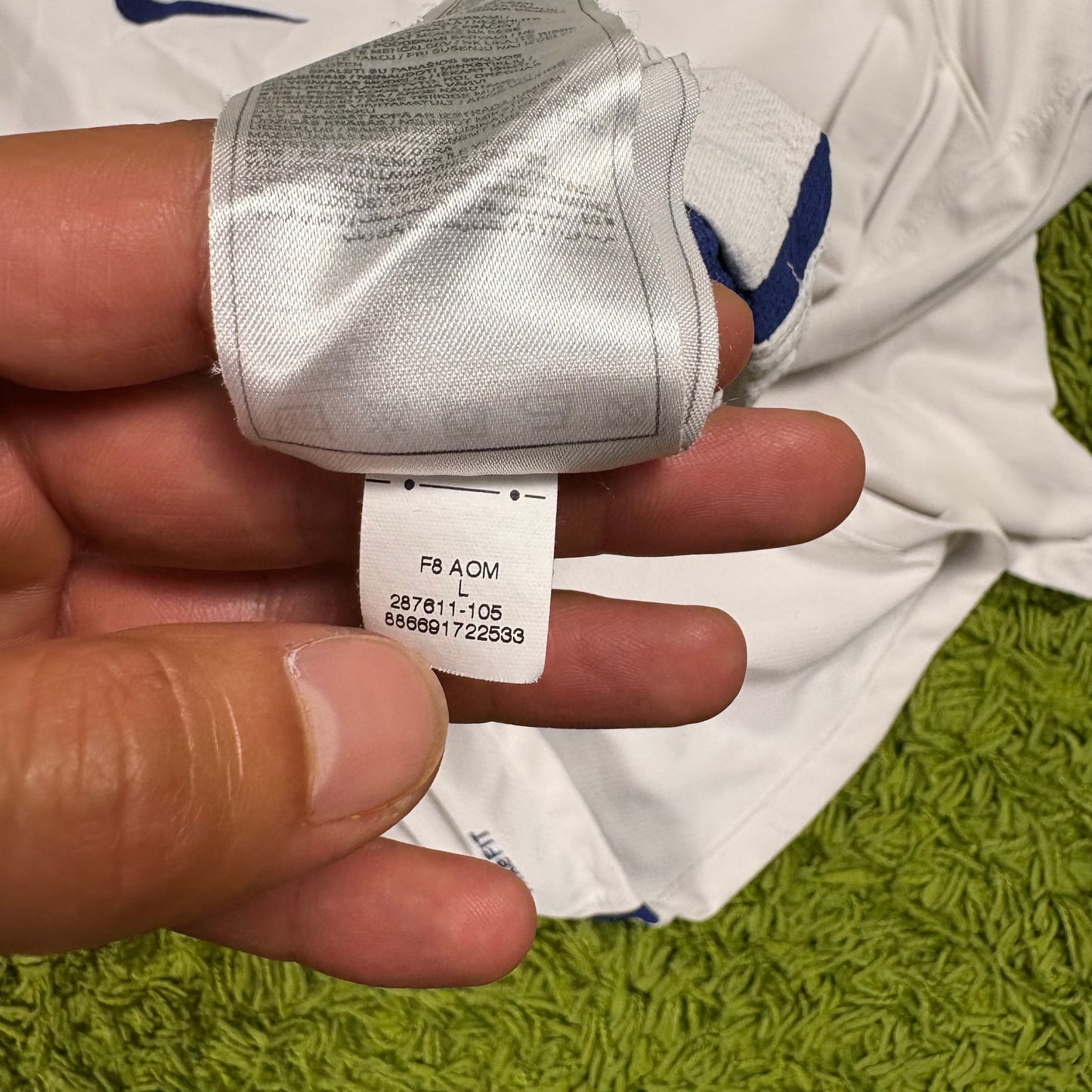 Nike Manchester United Trikot Ronaldo CR7 weiß Größe L 2008 2009