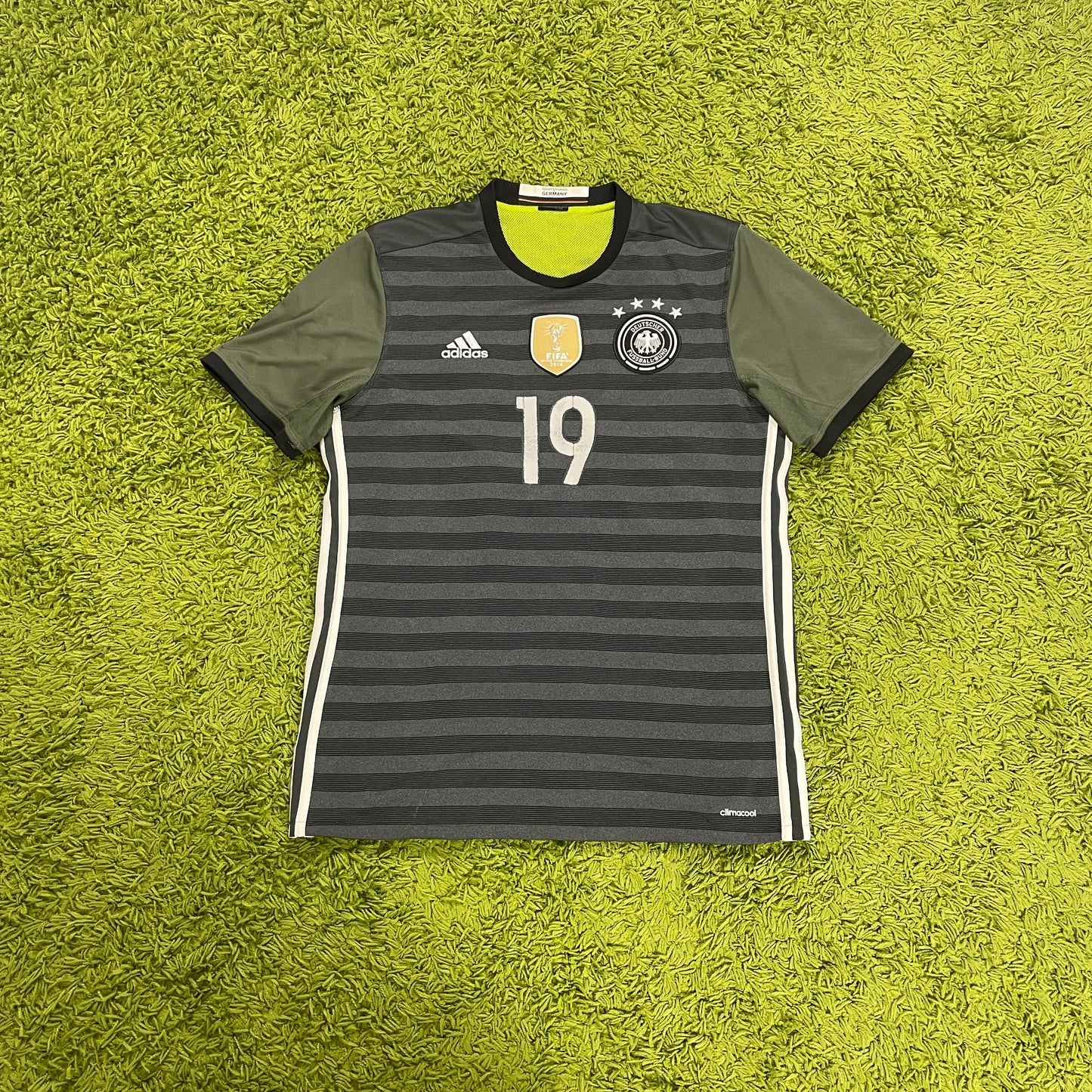 Adidas Deutschland Trikot grau Götze Größe L 2016
