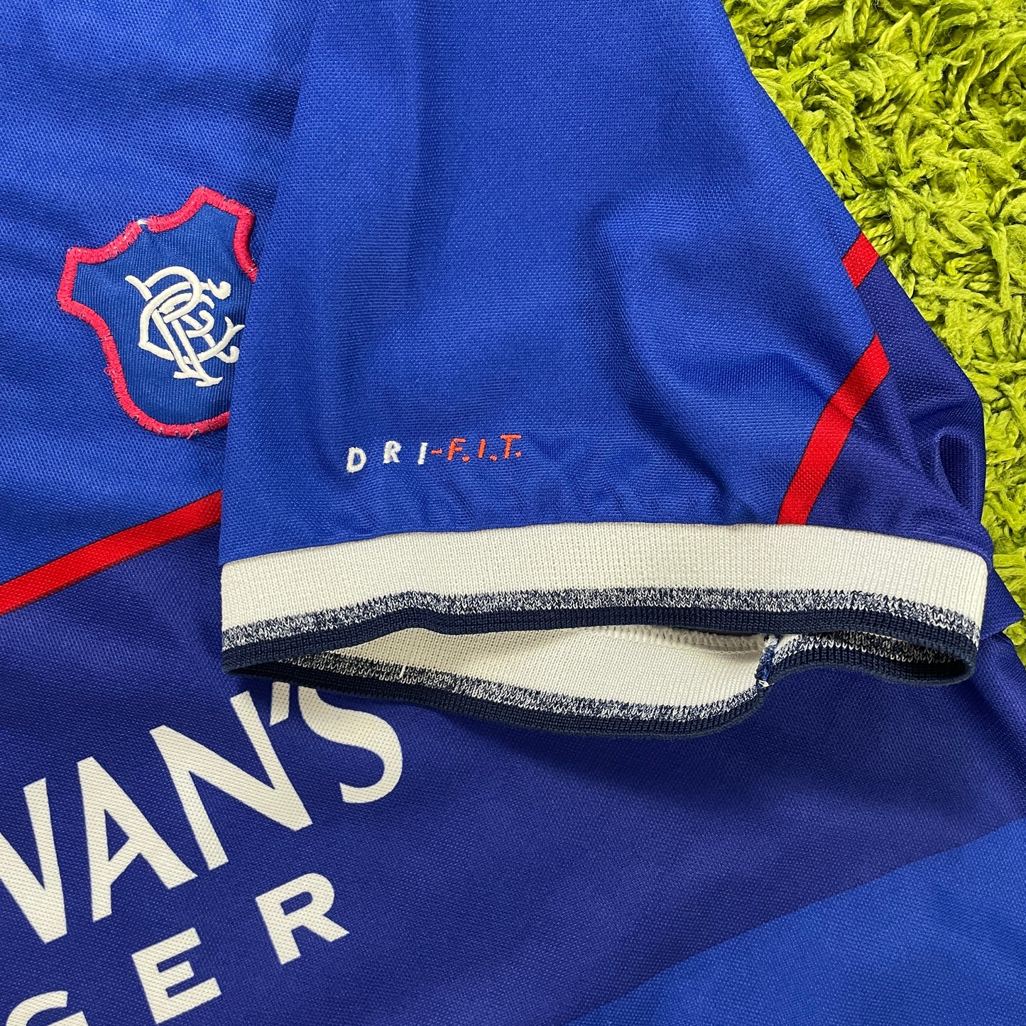 Nike Glasgow Rangers Trikot blau Größe XL 1997 1999