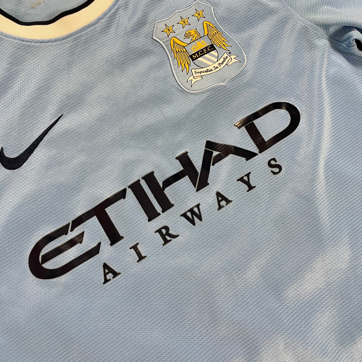 Nike Manchester City Trikot hellblau Größe M 2013 2014