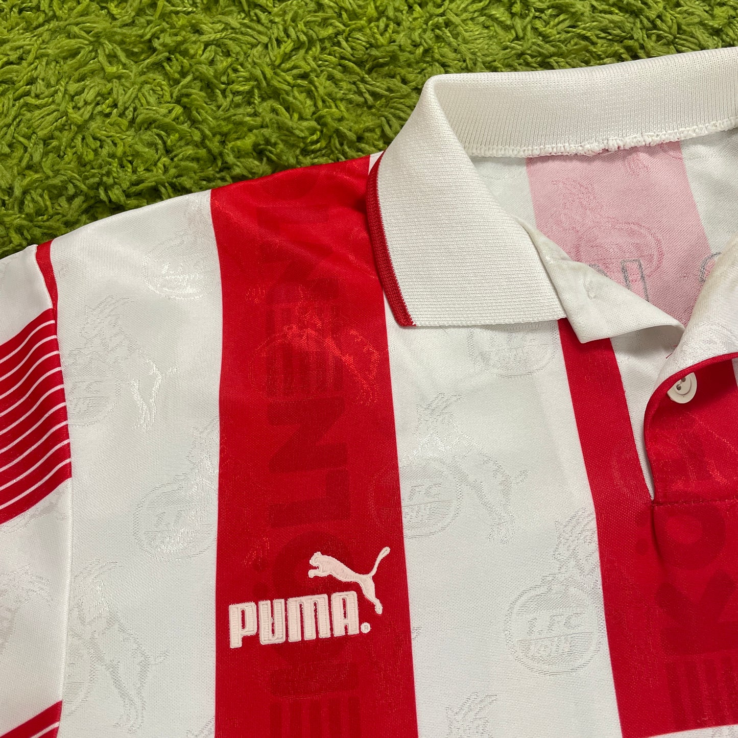 Puma 1. FC Köln Munteanu Trikot weiß Größe M 1995 1996