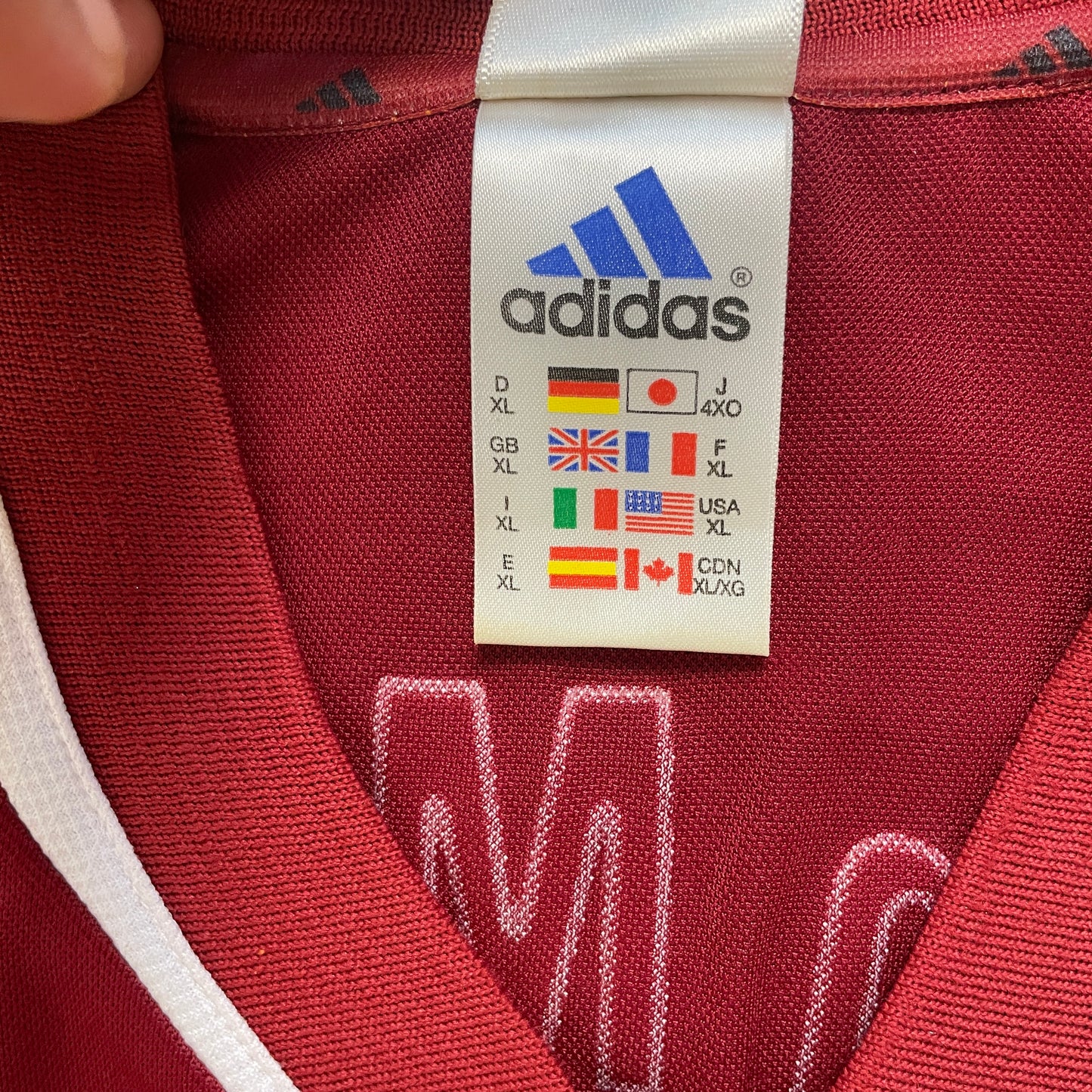 Adidas FC Bayern München Santa Cruz Trikot rot Größe XL 2001 2002