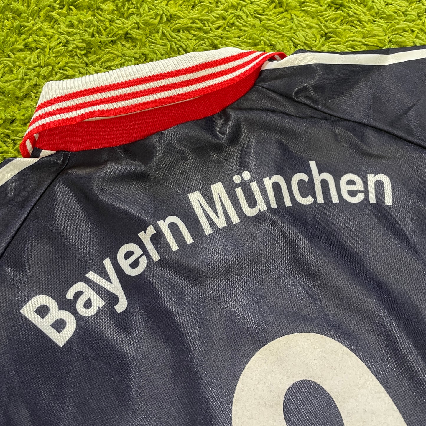 Adidas FC Bayern München Elber Trikot blau Größe XL 1997 1999