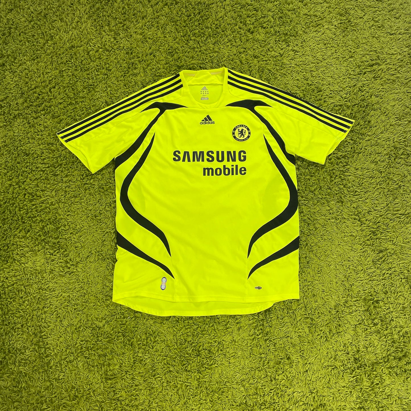 Adidas FC Chelsea London Trikot gelb grün Neon Größe XXL 2007 2008