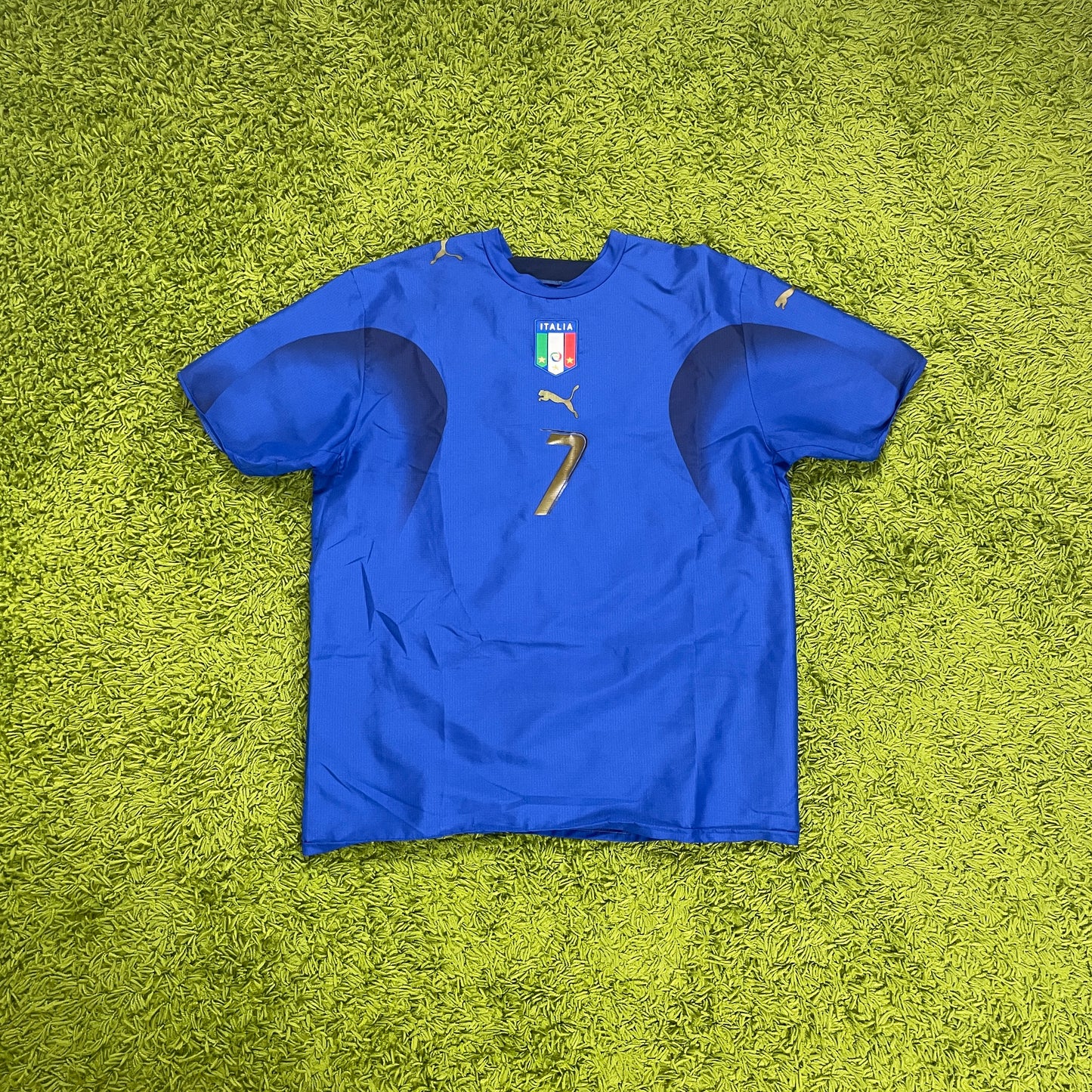 Puma Italien Del Piero Trikot blau Größe XL 2006