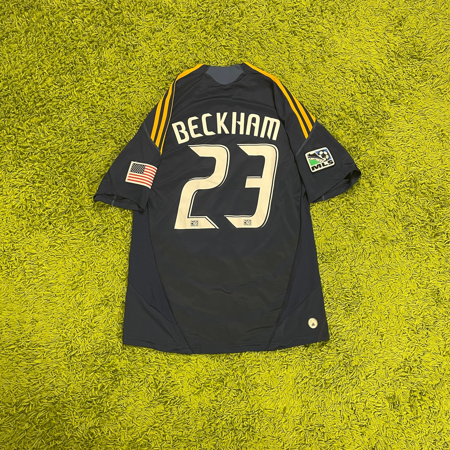 Adidas LA Galaxy Beckham Trikot blau Größe M 2008 2009