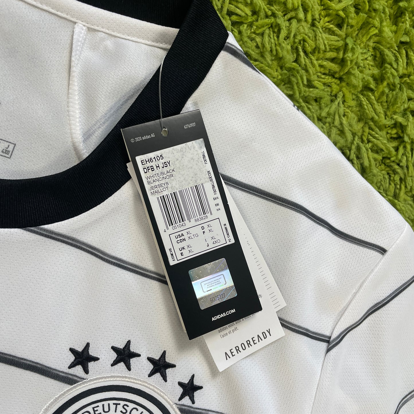 Adidas DFB Deutschland Trikot Kimmich Größe XL weiß 2020
