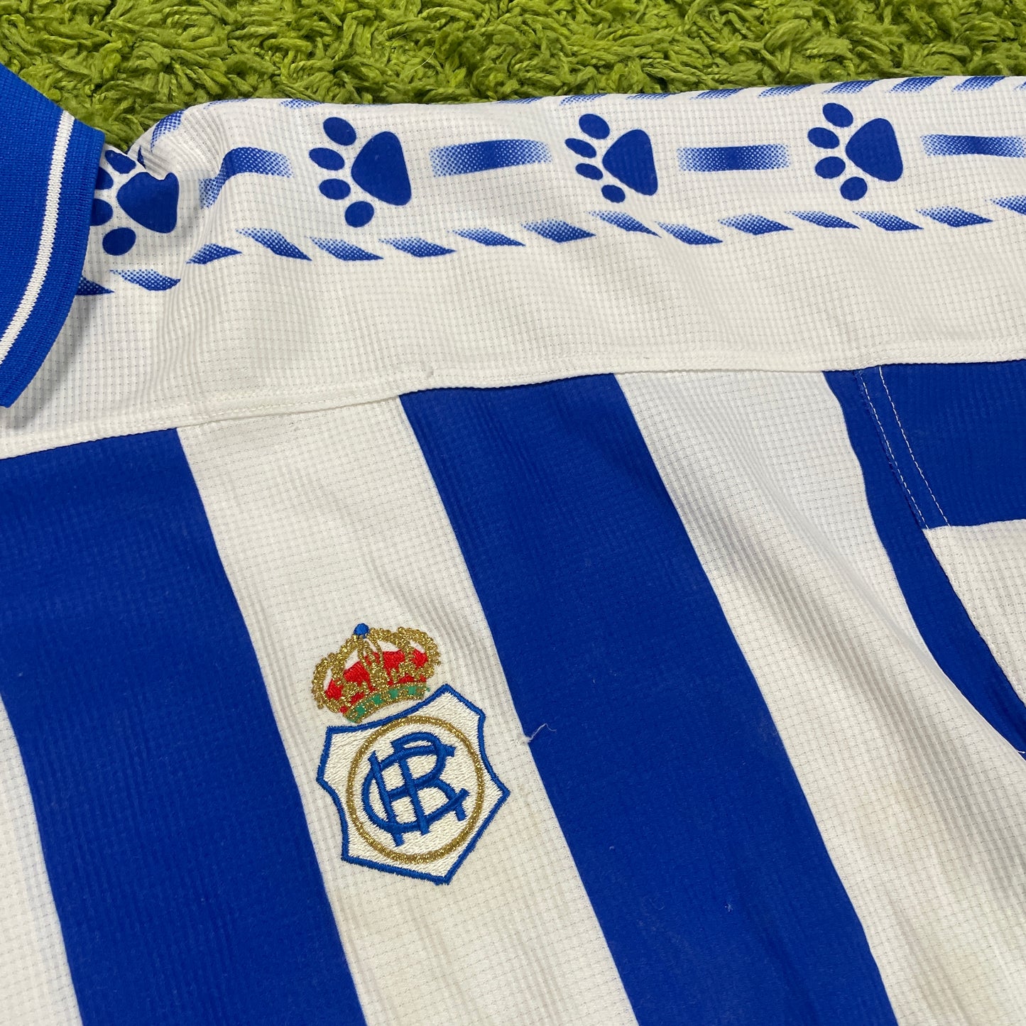 Kelme Huelva Trikot blau Größe L - XL 1996 1997