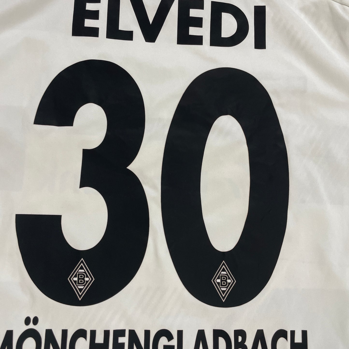 Kappa Borussia Mönchengladbach Elvedi Trikot weiß Größe XL 2016 2017