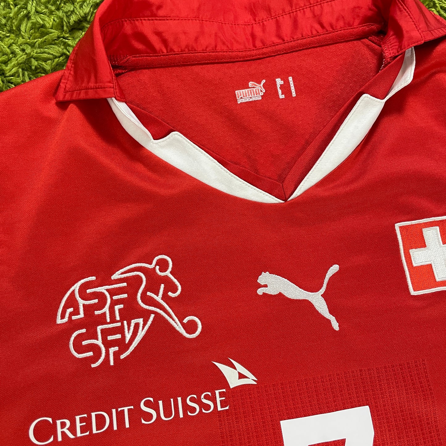 Puma Schweiz Barnetta Trikot rot Größe M 2010