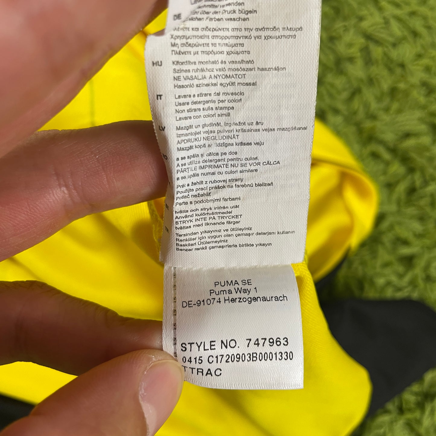 Puma BVB Borussia Dortmund Stankovic Trikot gelb Größe L 2015 2016