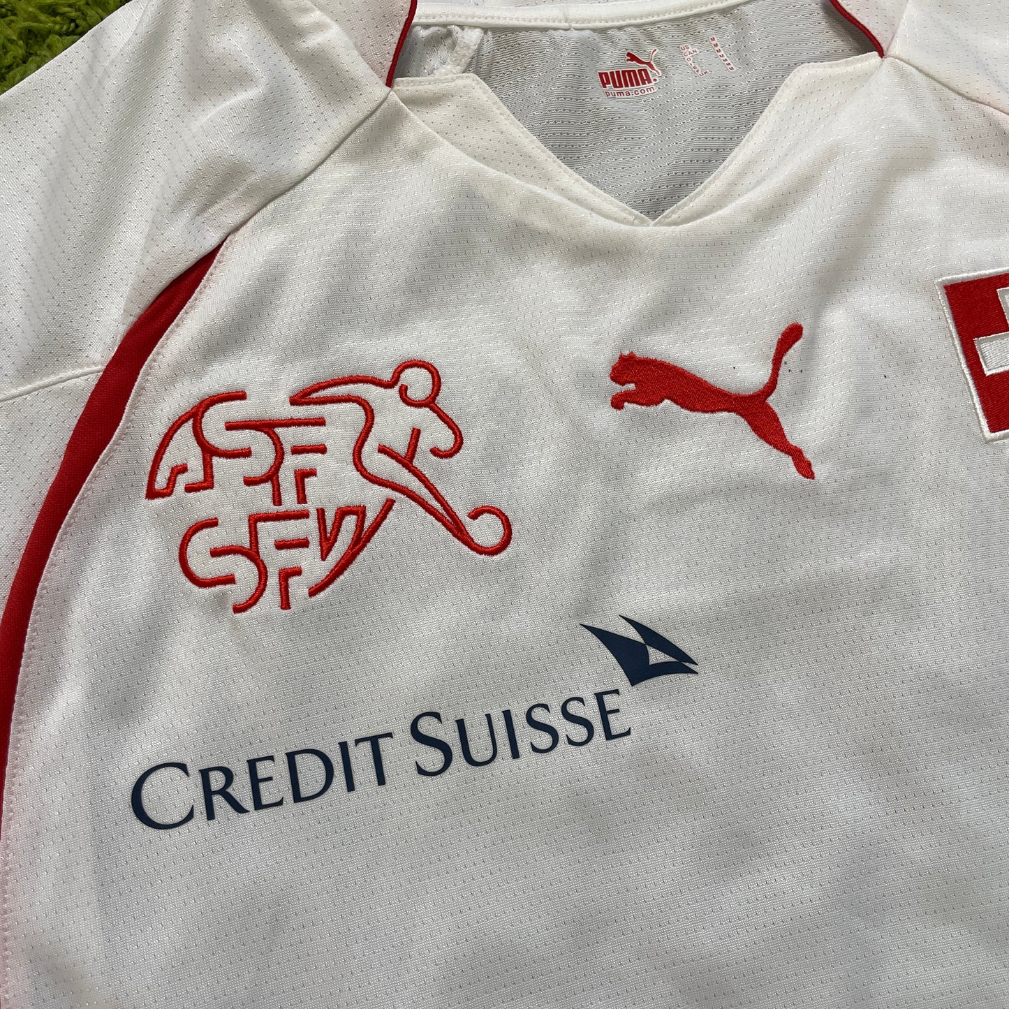 Puma Schweiz Trikot weiß Größe M 2010