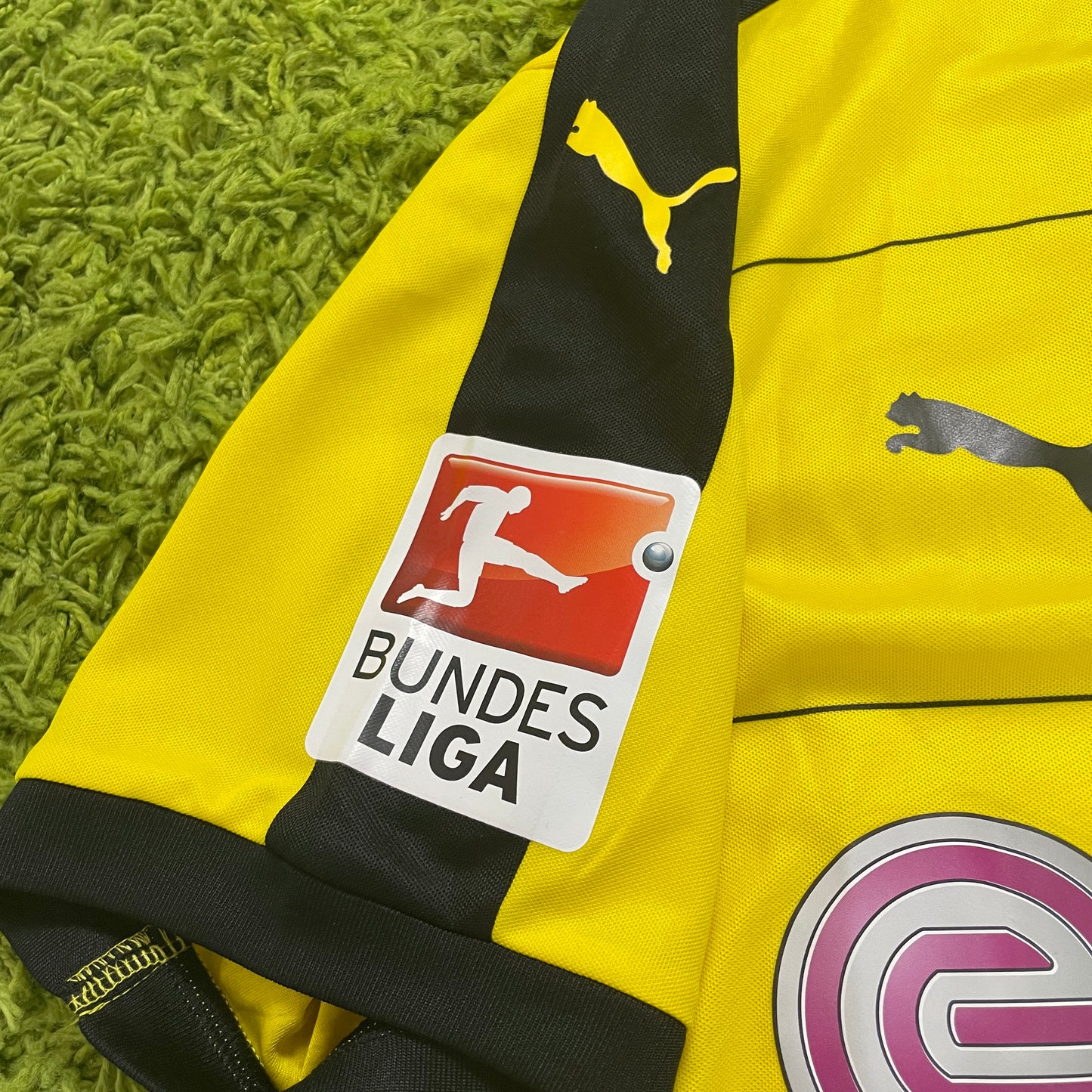 Puma BVB Borussia Dortmund Stankovic Trikot gelb Größe L 2015 2016