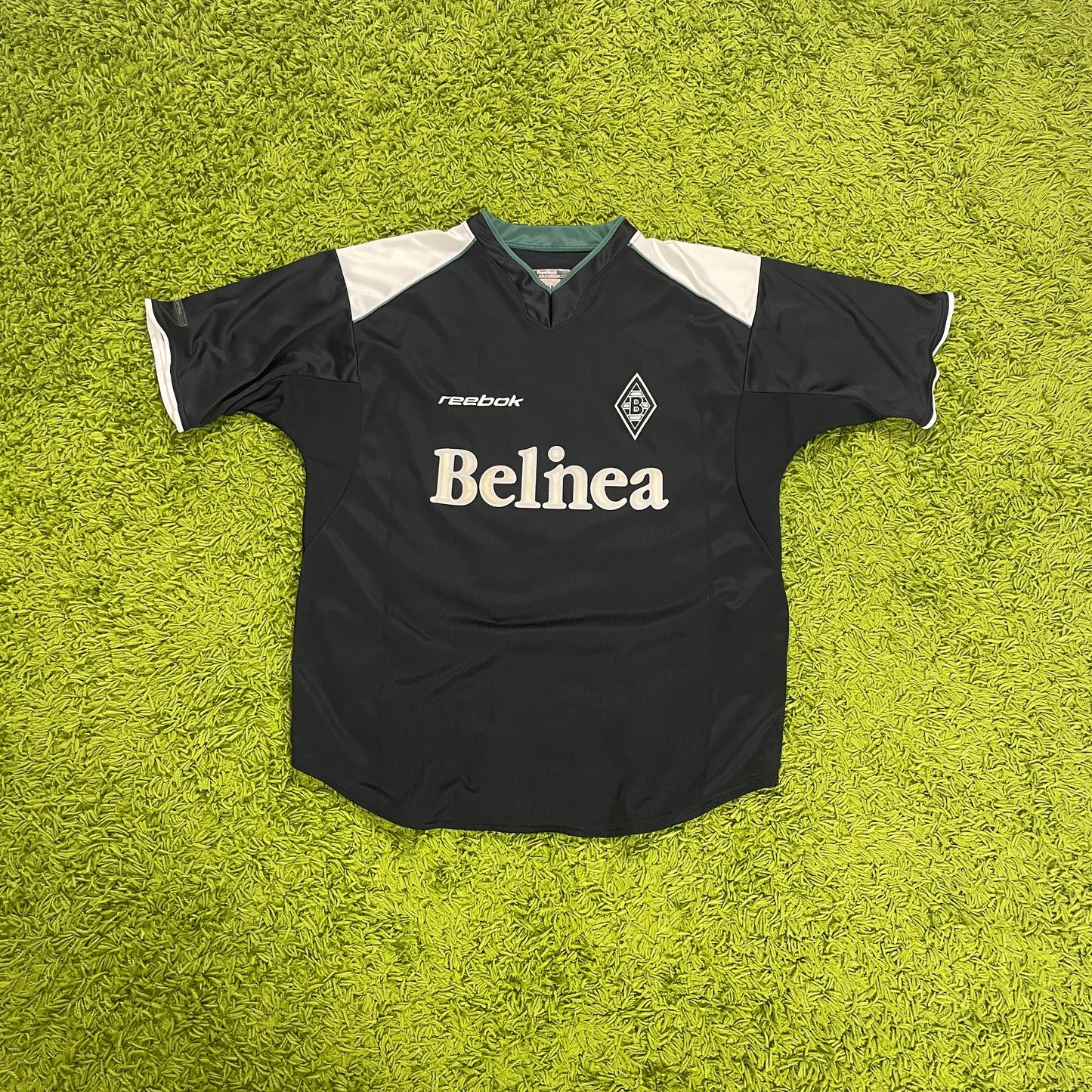 Reebok Borussia Mönchengladbach Van Lent Trikot schwarz Größe XL 2001 2002