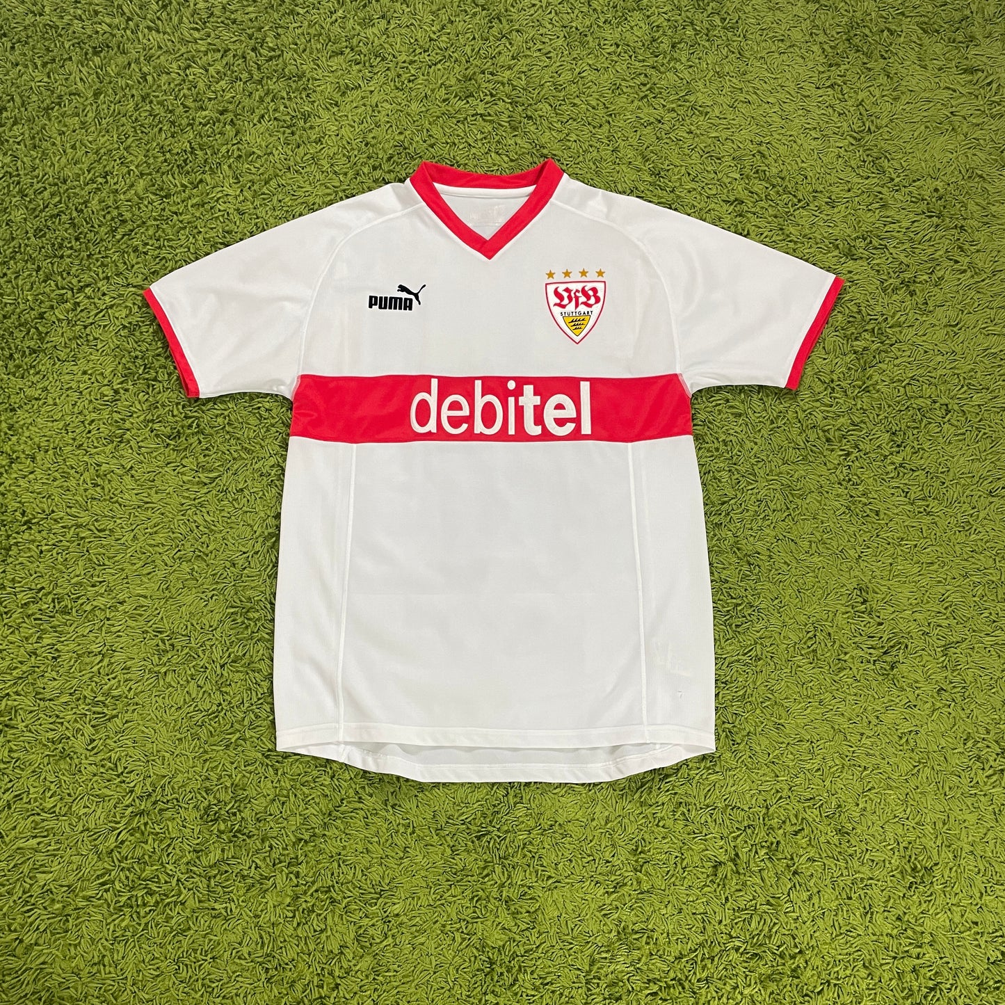 Puma VFB Stuttgart Kuranyi Trikot weiß Größe L 2003 2004