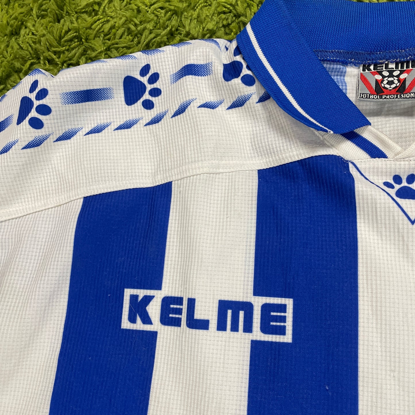 Kelme Huelva Trikot blau Größe L - XL 1996 1997