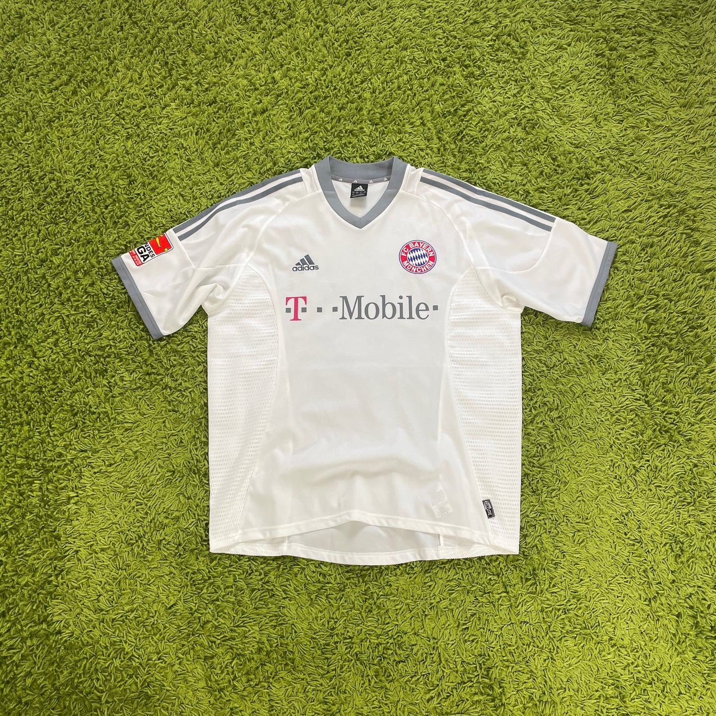 Adidas FC Bayern München Kovac Trikot weiß Größe L 2002 2003