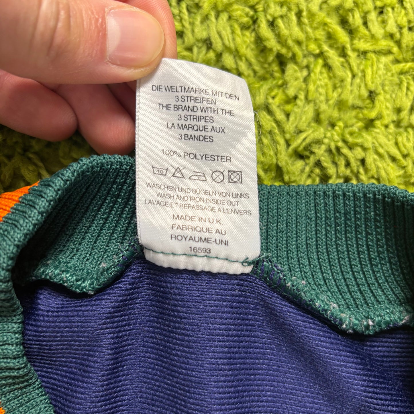 Adidas Newcastle United Trikot blau Größe L 1997 1998