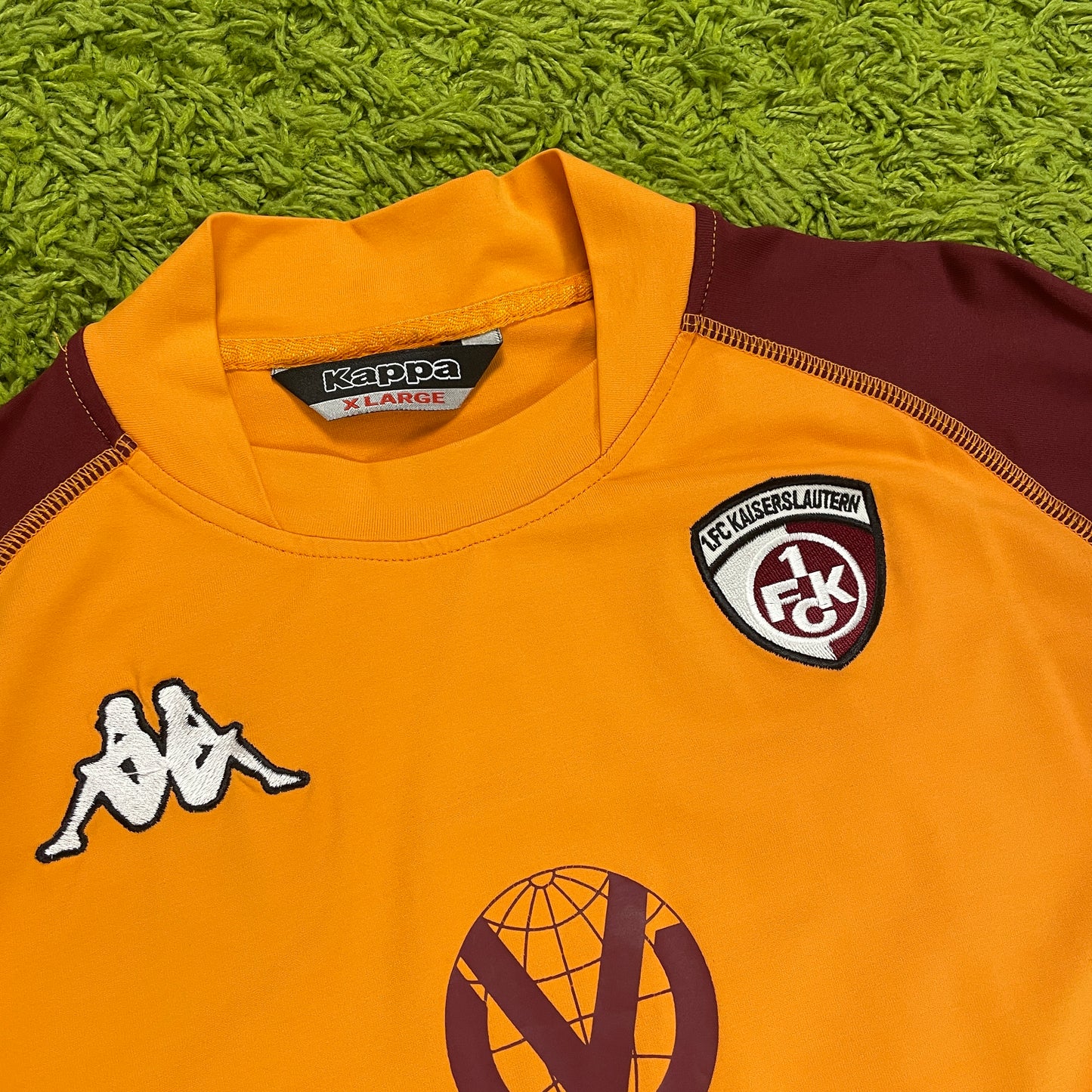 Kappa 1. FC Kaiserslautern Zandi Trikot orange Größe XL 2004 2005