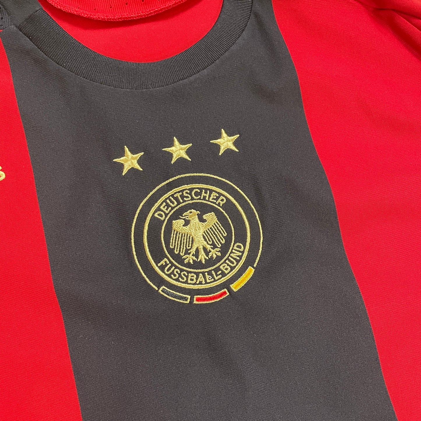 Adidas Deutschland Trikot rot schwarz Größe M 2008