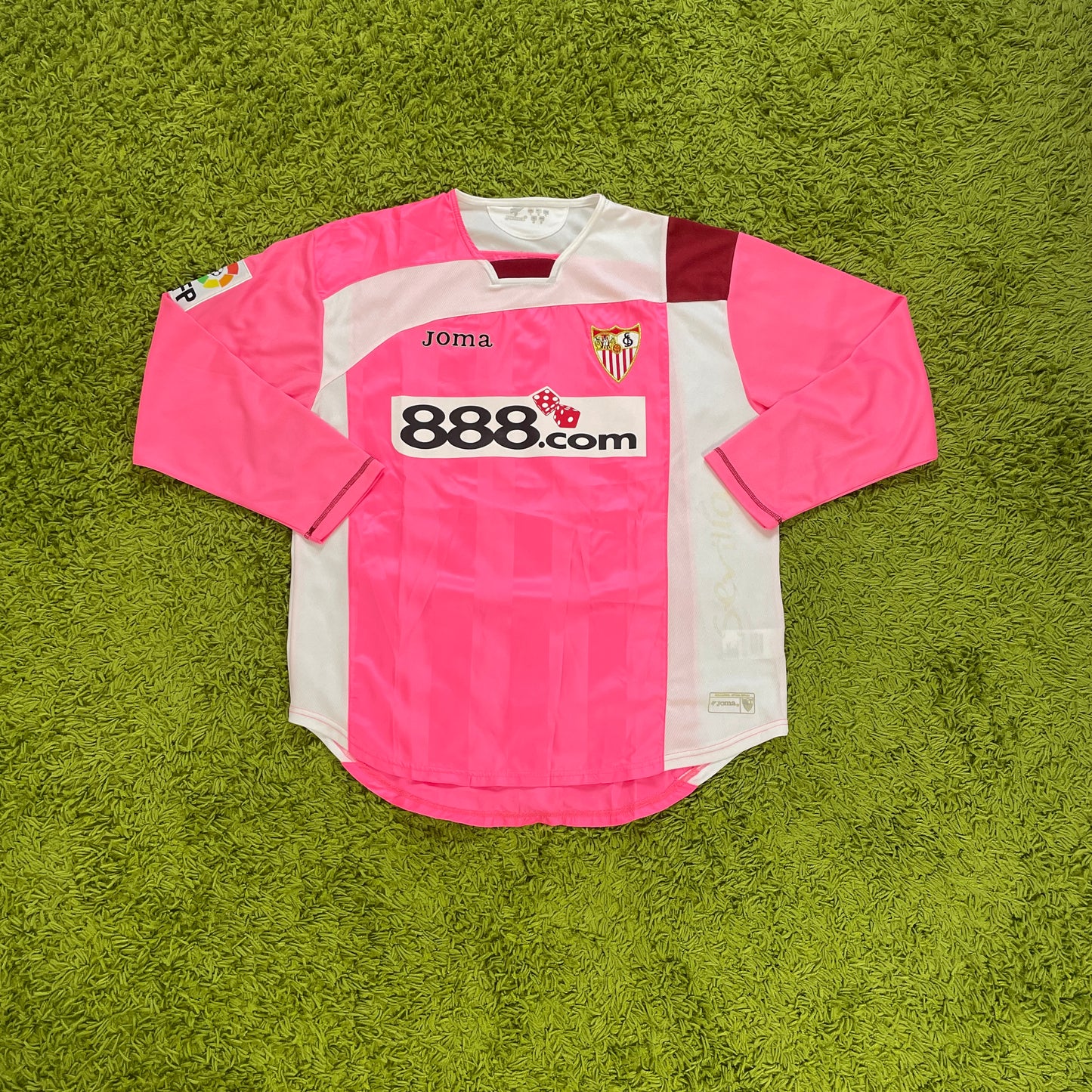 Joma Sevilla FC Trikot pink Größe L 2007 2008