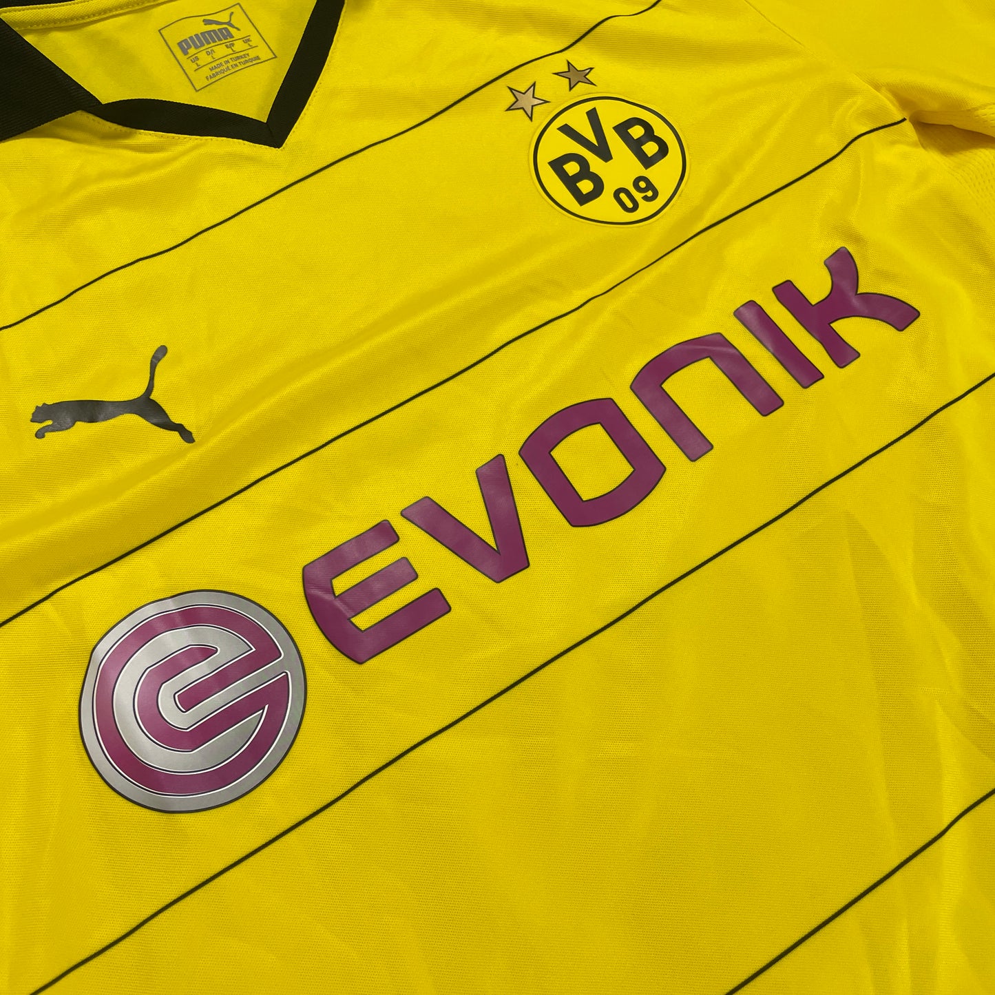 Puma BVB Borussia Dortmund Stankovic Trikot gelb Größe L 2015 2016