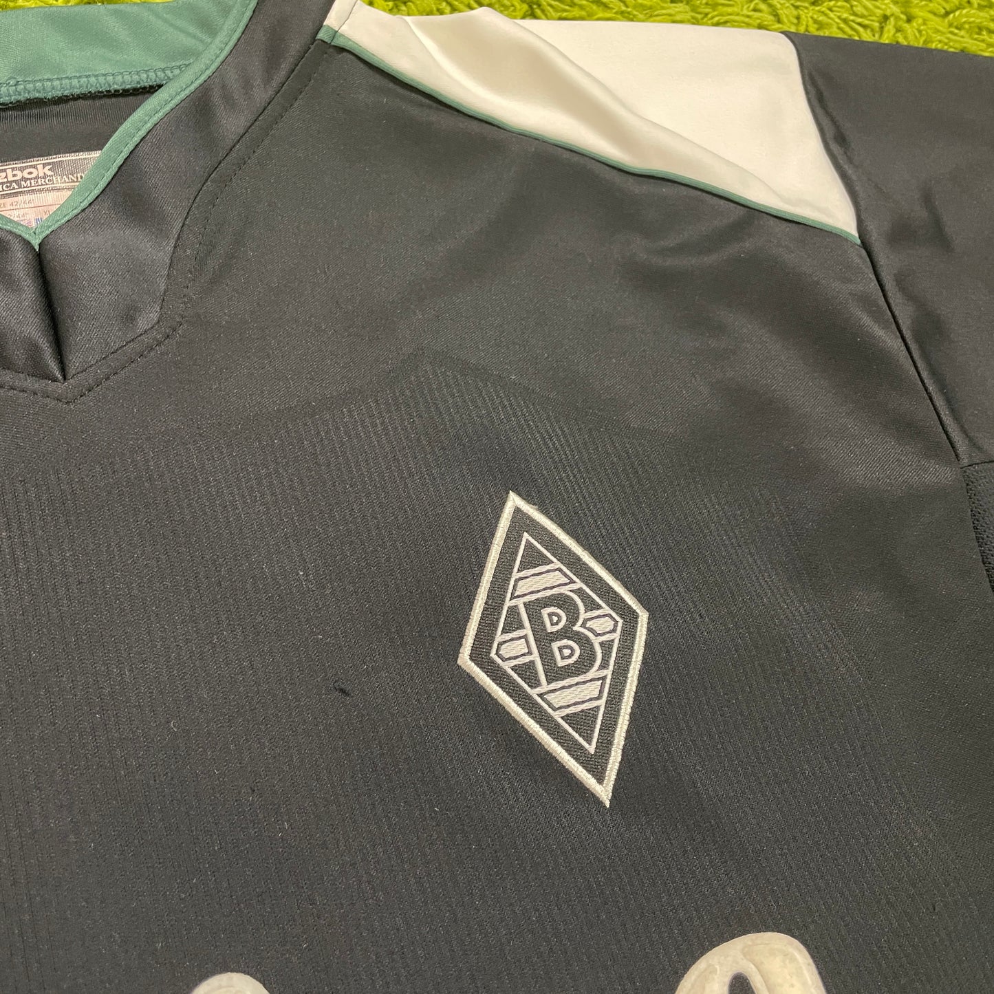 Reebok Borussia Mönchengladbach Van Lent Trikot schwarz Größe XL 2001 2002